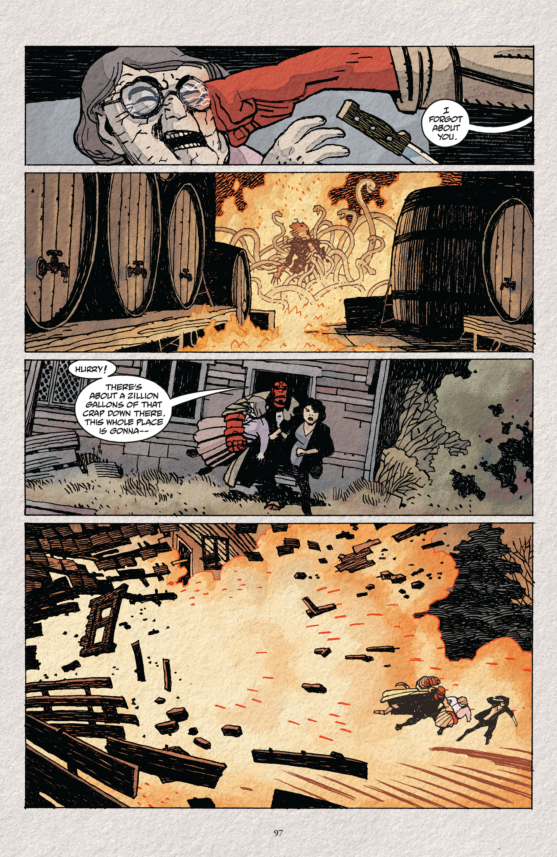 Read online Hellboy and the B.P.R.D.: The Secret of Chesbro House & Others comic -  Issue # TPB (Part 1) - 97