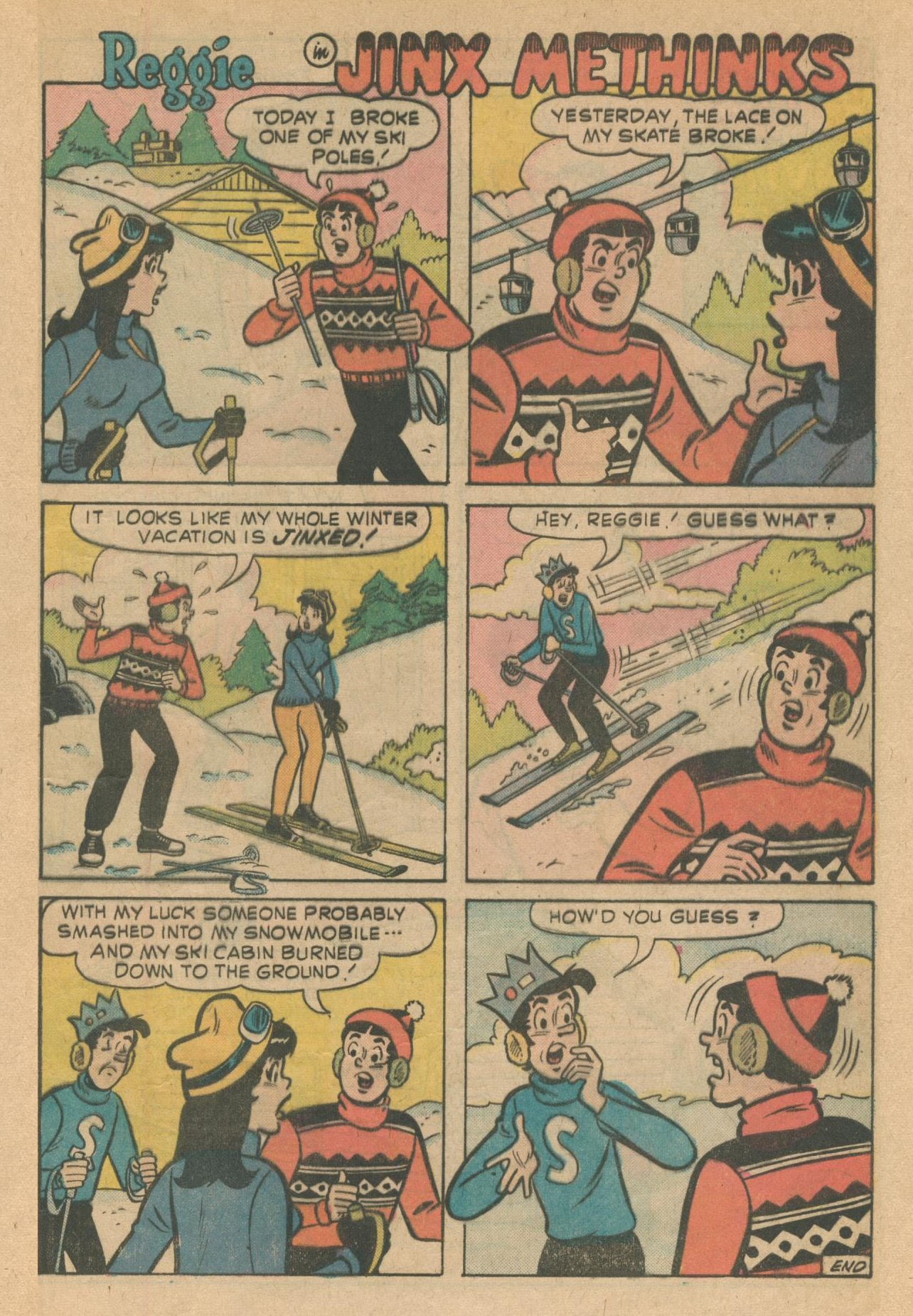 Read online Reggie's Wise Guy Jokes comic -  Issue #33 - 5