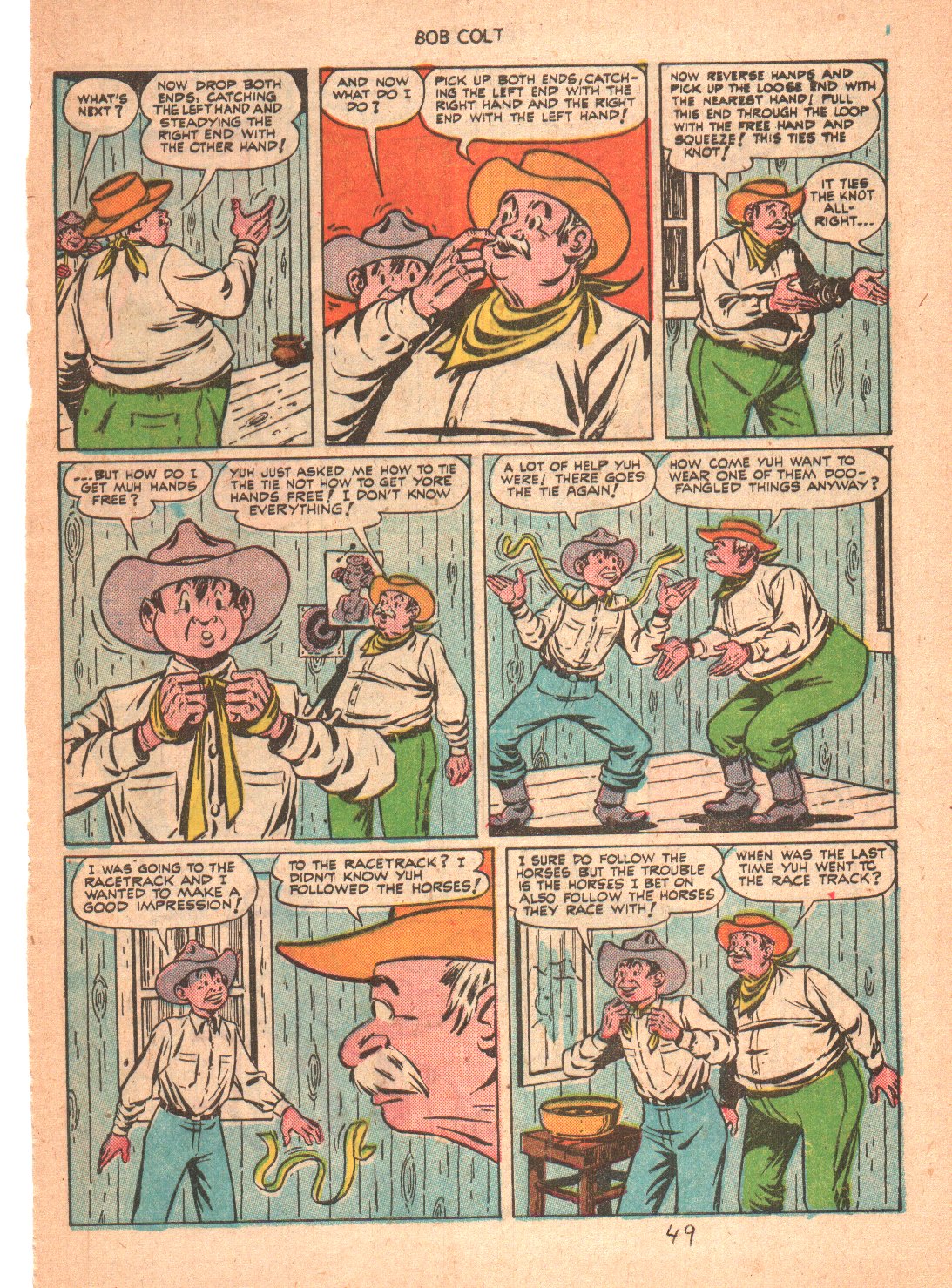 Read online Bob Colt Western comic -  Issue #6 - 16