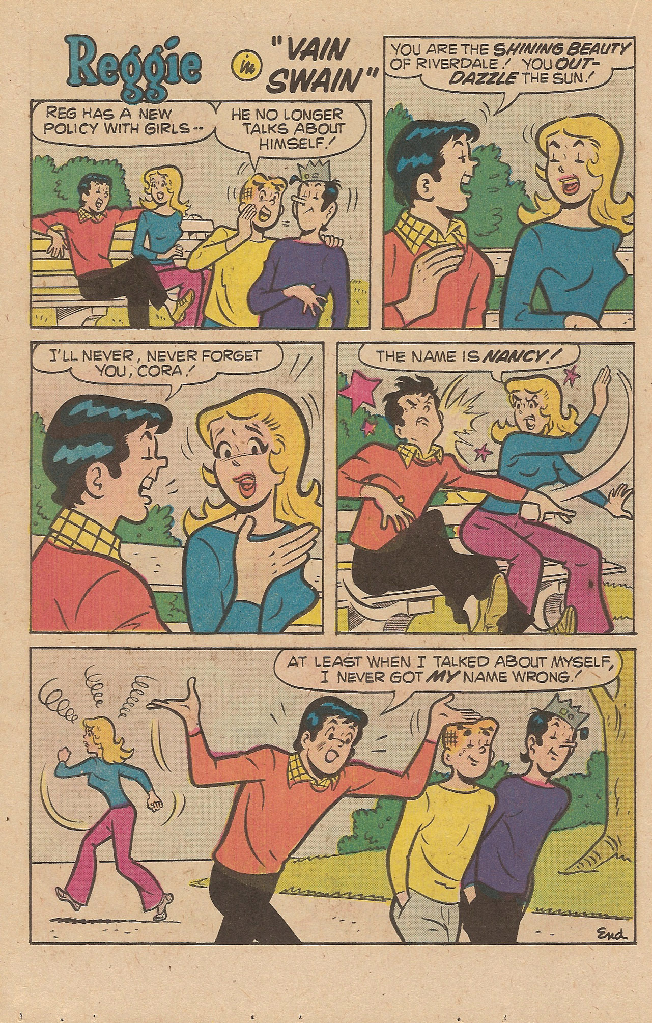 Read online Reggie's Wise Guy Jokes comic -  Issue #42 - 22