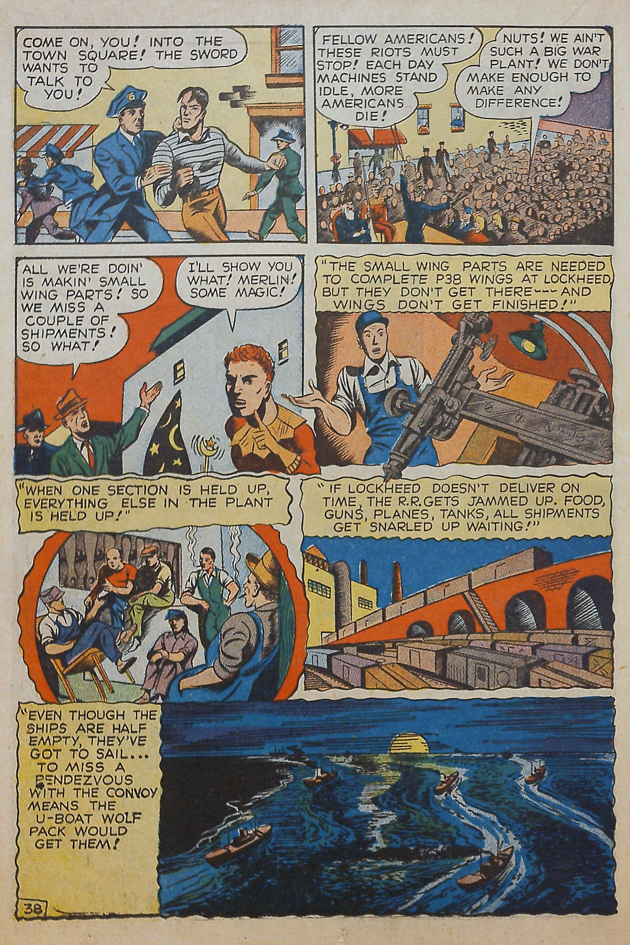 Read online Super-Mystery Comics comic -  Issue #19 - 39