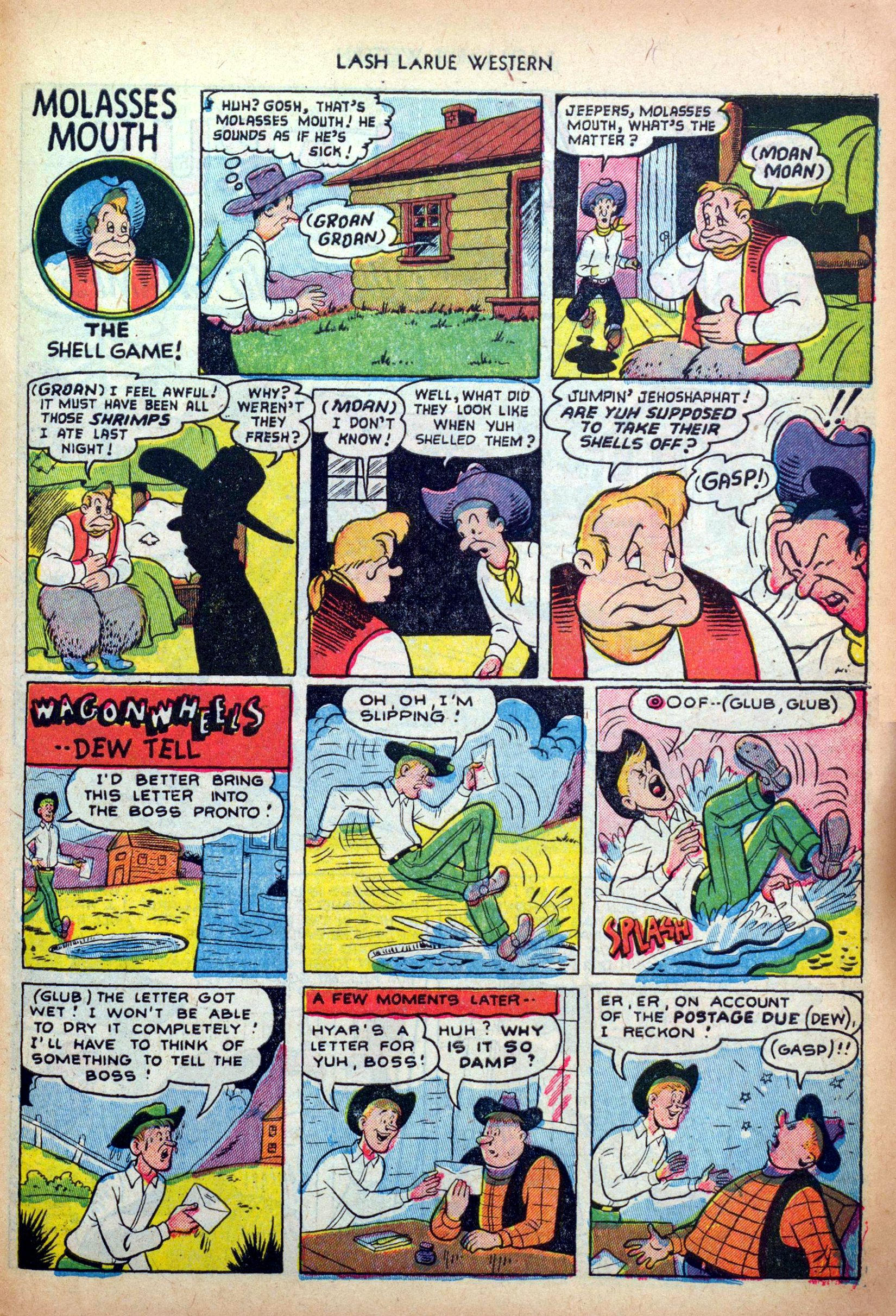 Read online Lash Larue Western (1949) comic -  Issue #34 - 27