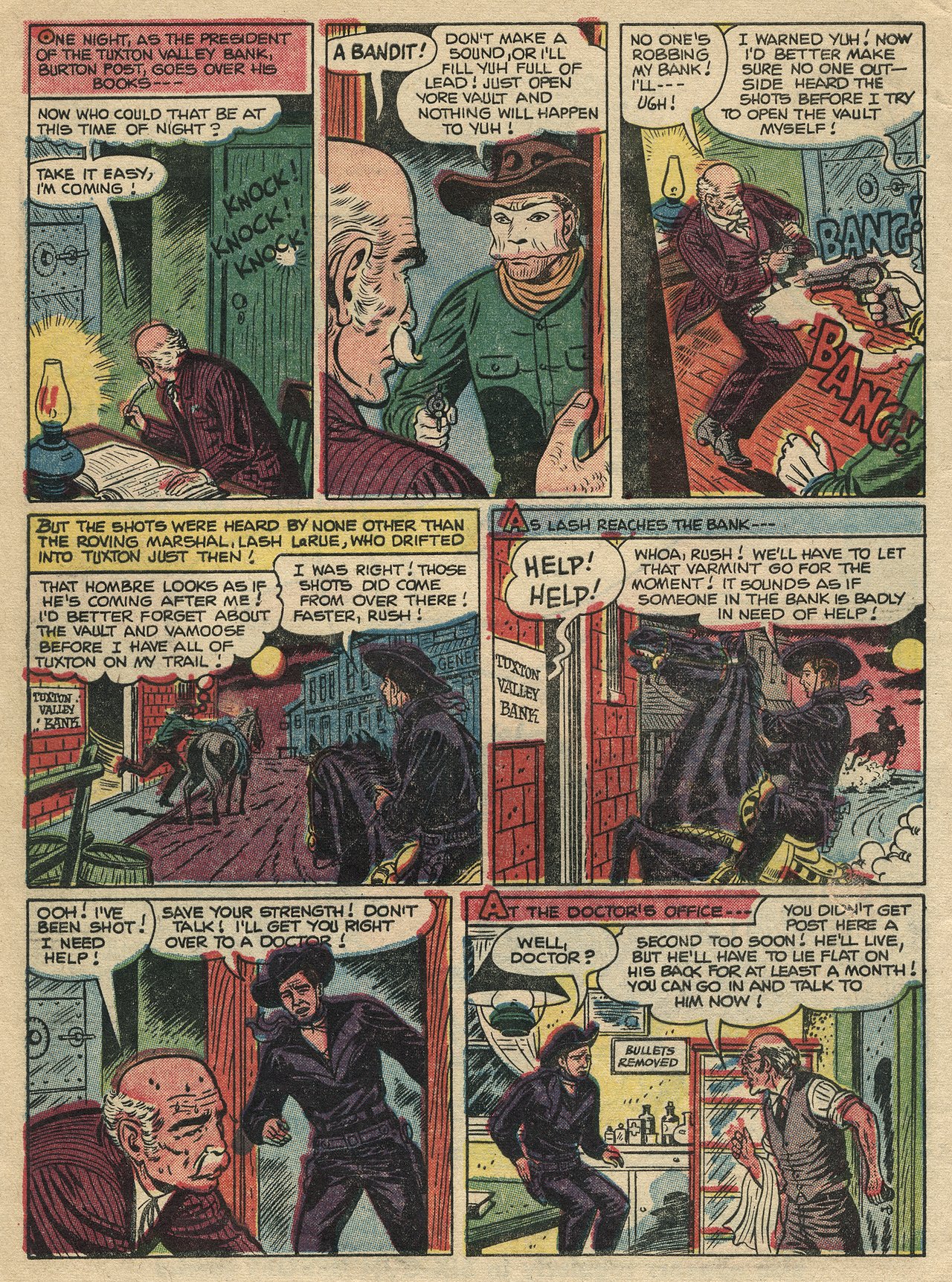Read online Lash Larue Western (1949) comic -  Issue #54 - 4