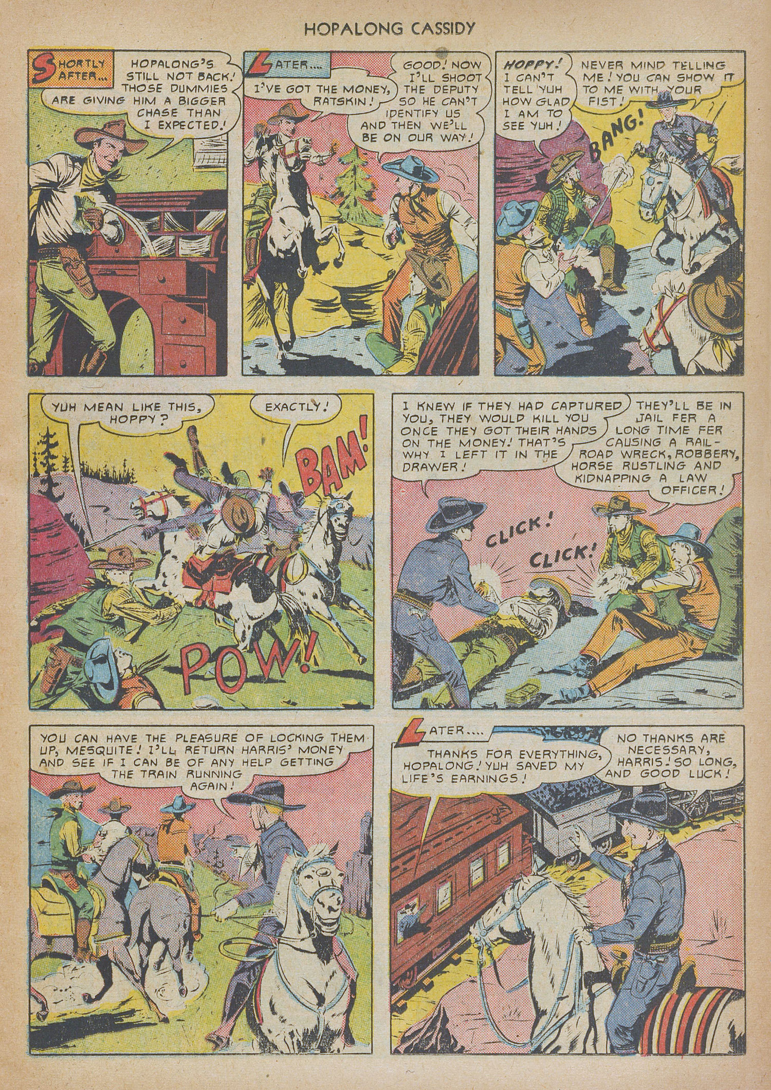 Read online Hopalong Cassidy comic -  Issue #51 - 25
