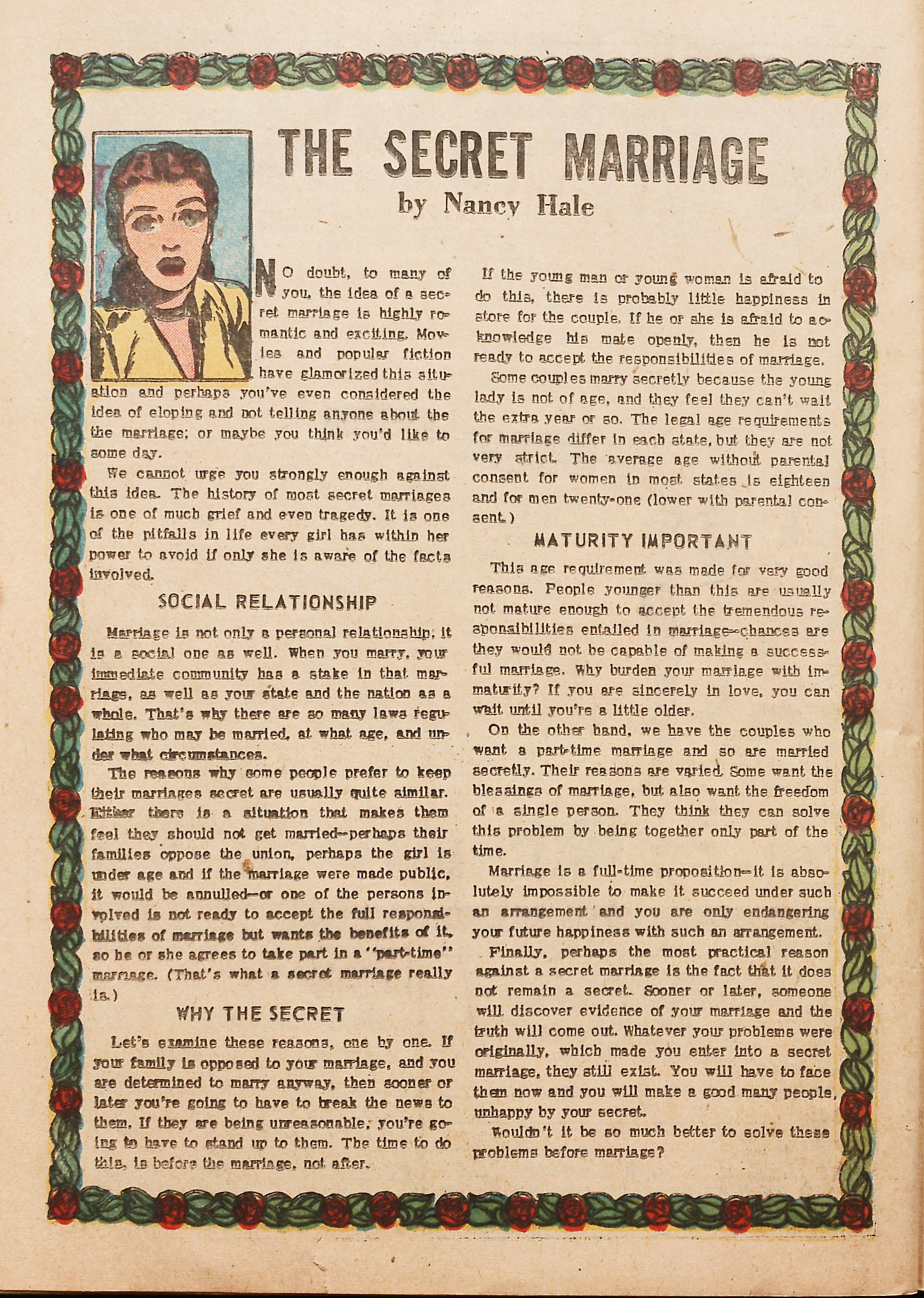 Read online Young Love (1949) comic -  Issue #34 - 40