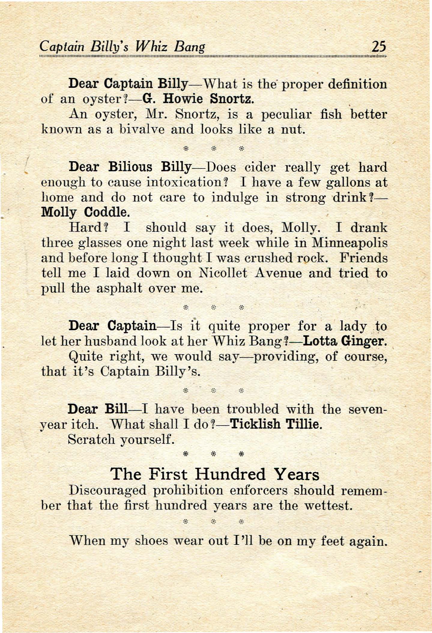Read online Captain Billy's Whiz Bang comic -  Issue #16 - 27