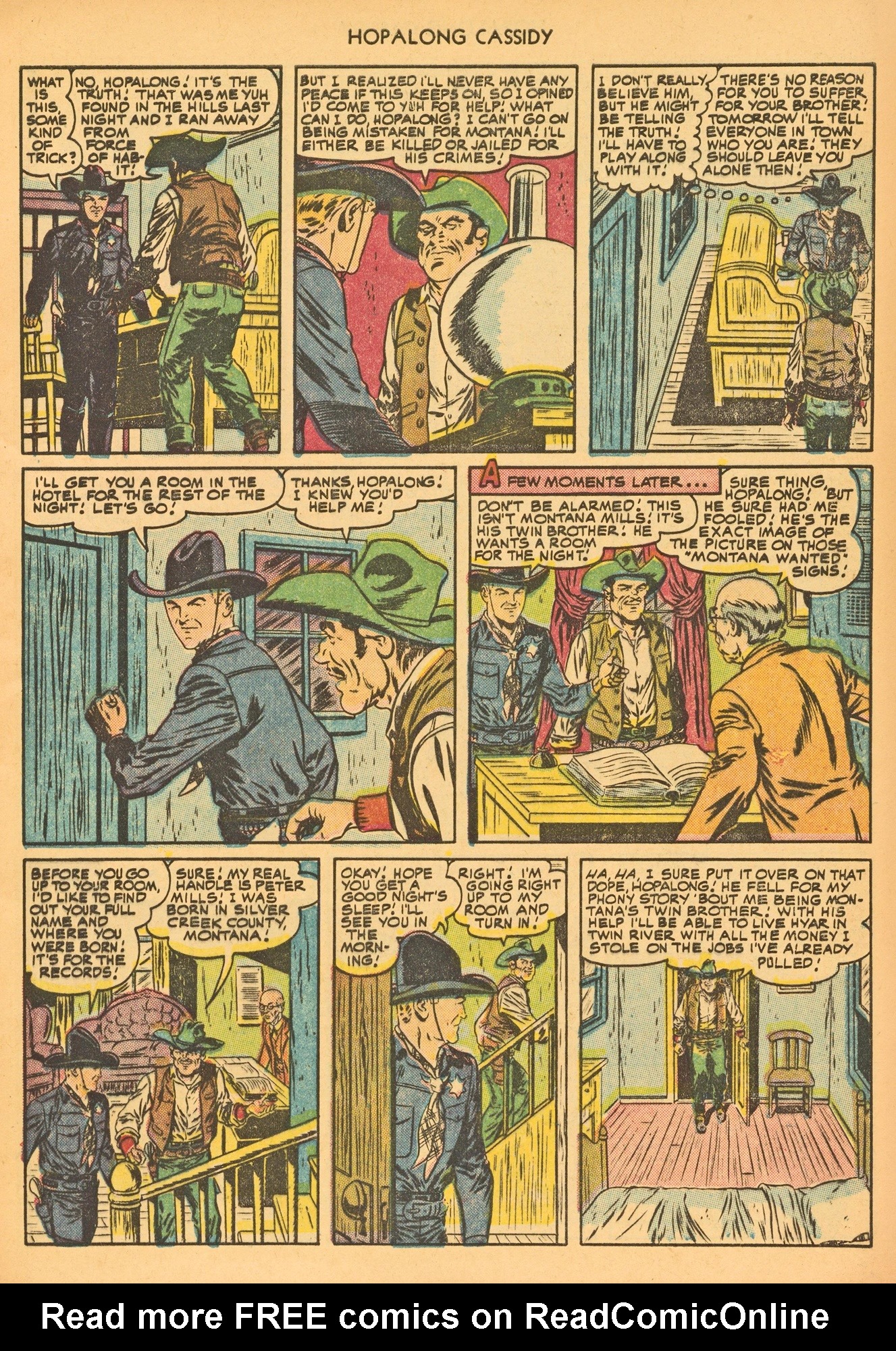 Read online Hopalong Cassidy comic -  Issue #62 - 5