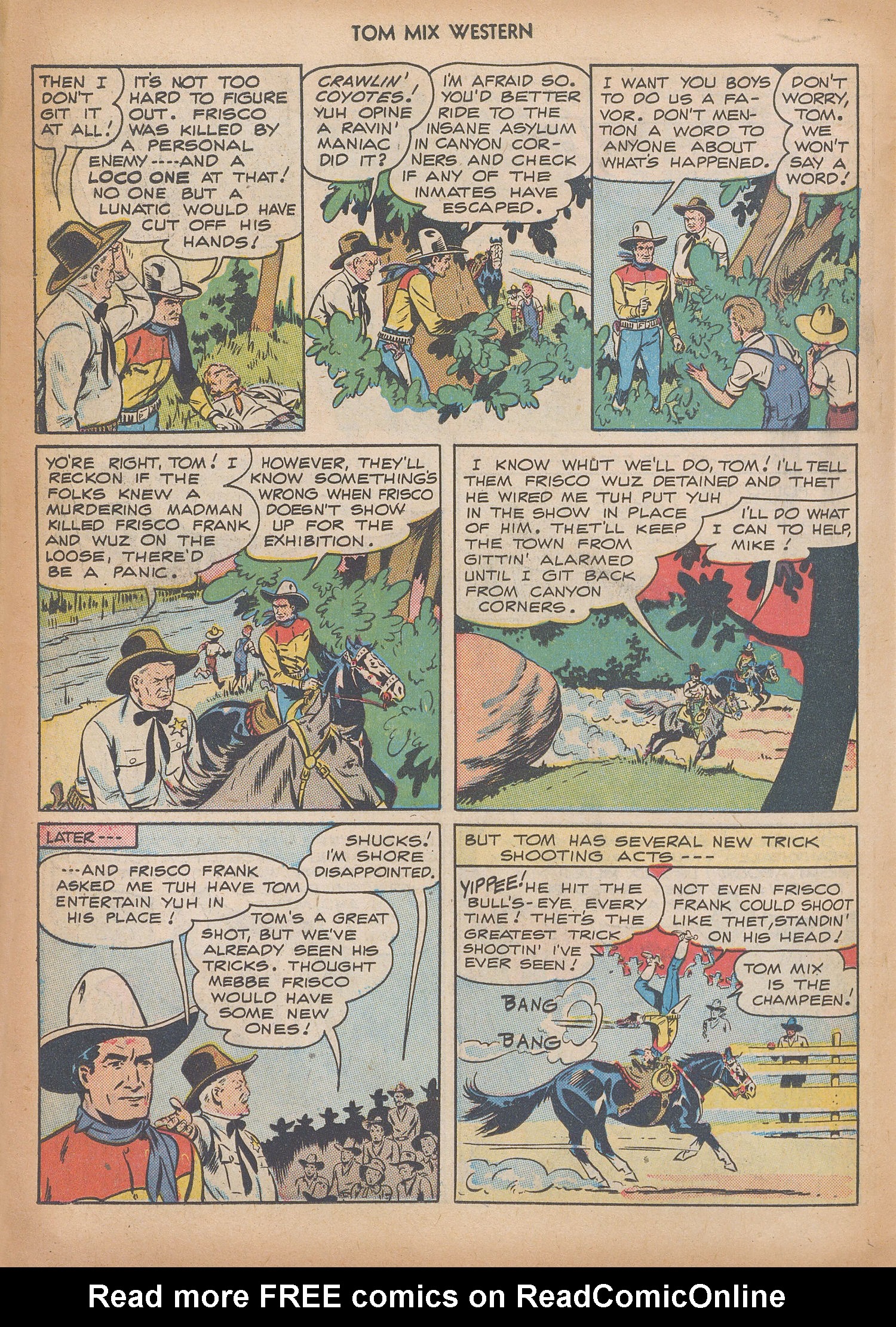 Read online Tom Mix Western (1948) comic -  Issue #9 - 26