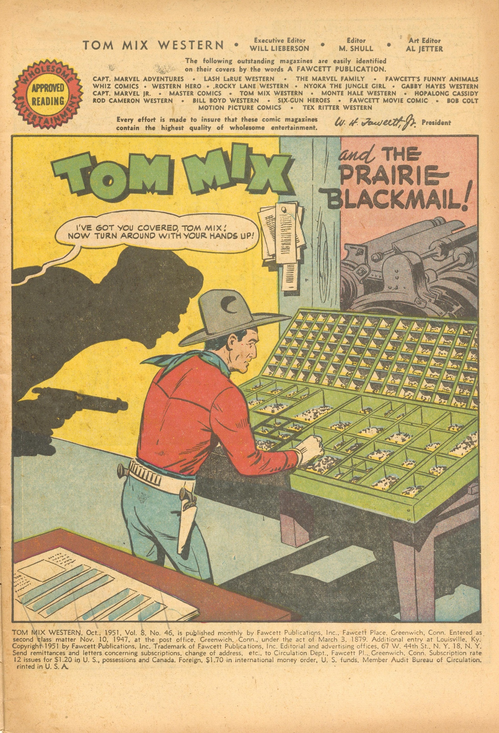 Read online Tom Mix Western (1948) comic -  Issue #46 - 3