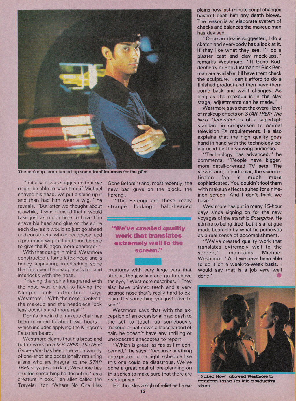 Read online Star Trek The Next Generation (1990) comic -  Issue #16 - 15