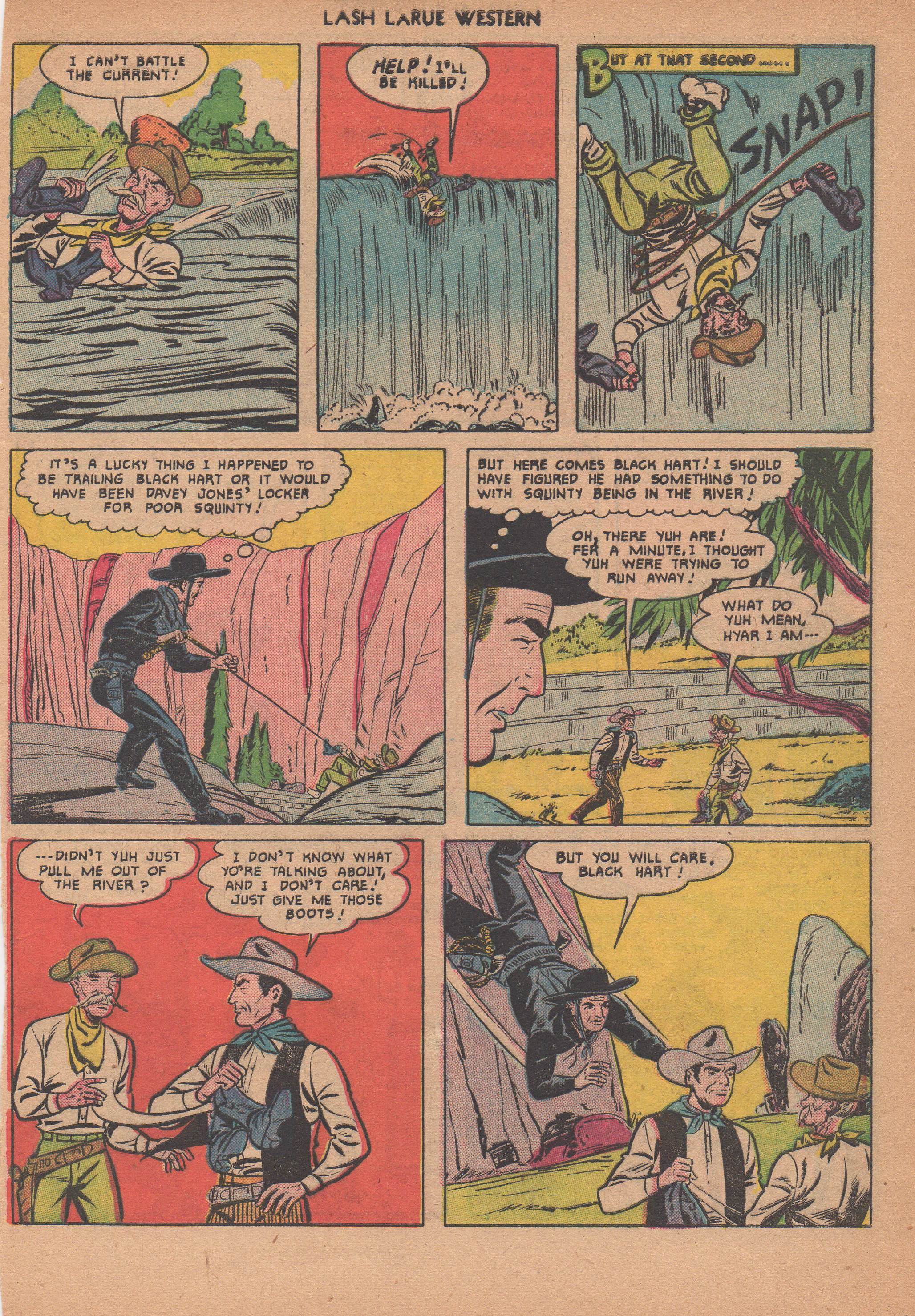 Read online Lash Larue Western (1949) comic -  Issue #14 - 22
