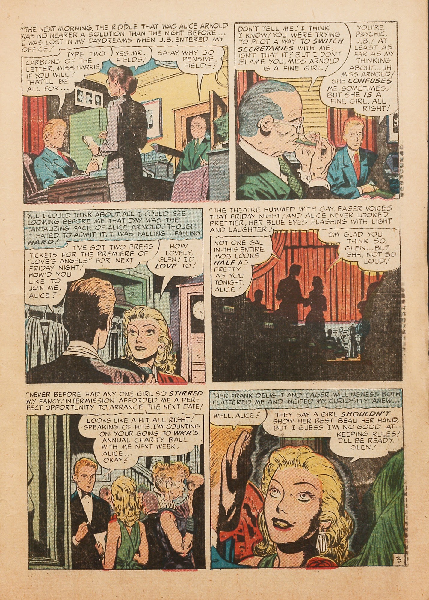 Read online Young Love (1949) comic -  Issue #22 - 17
