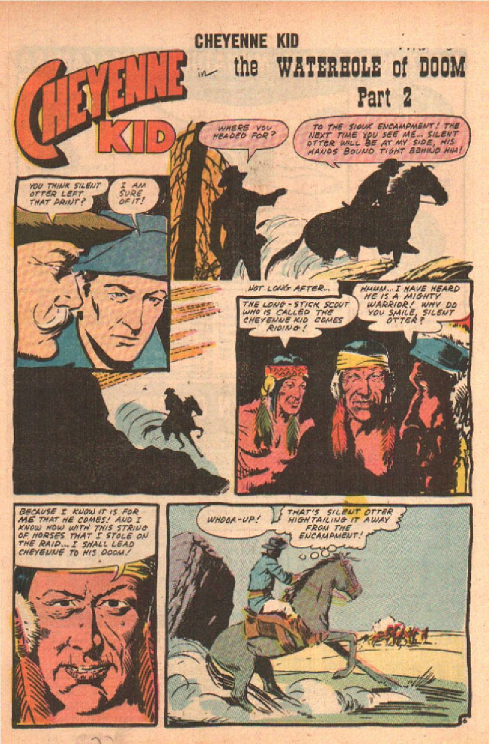 Read online Cheyenne Kid comic -  Issue #11 - 22