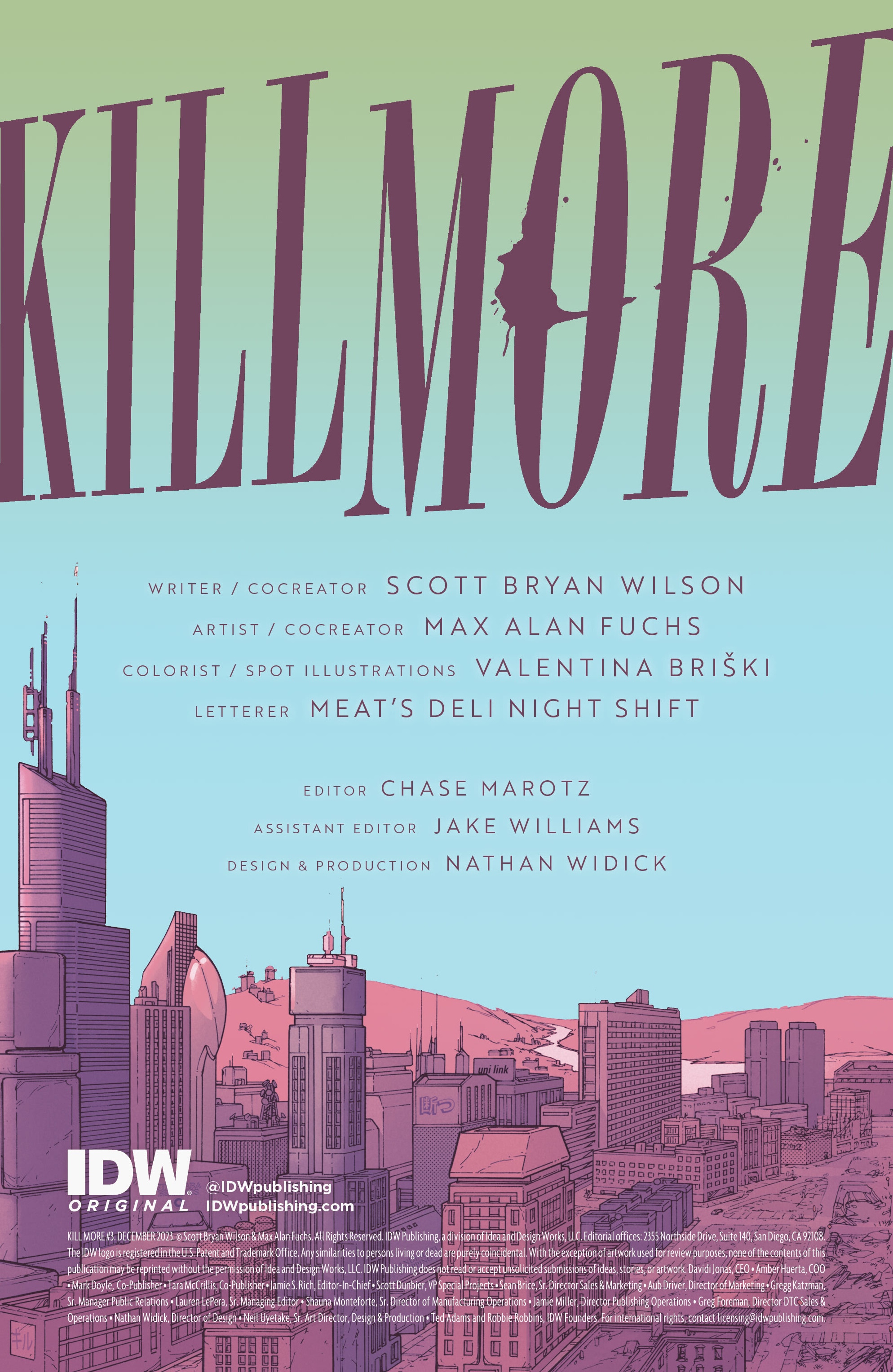 Read online Kill More comic -  Issue #3 - 2