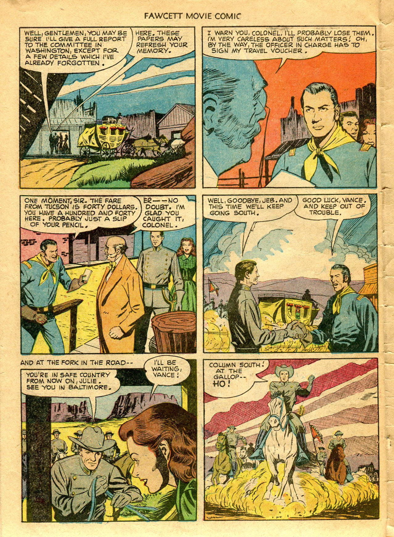 Read online Fawcett Movie Comic comic -  Issue #14 - 30