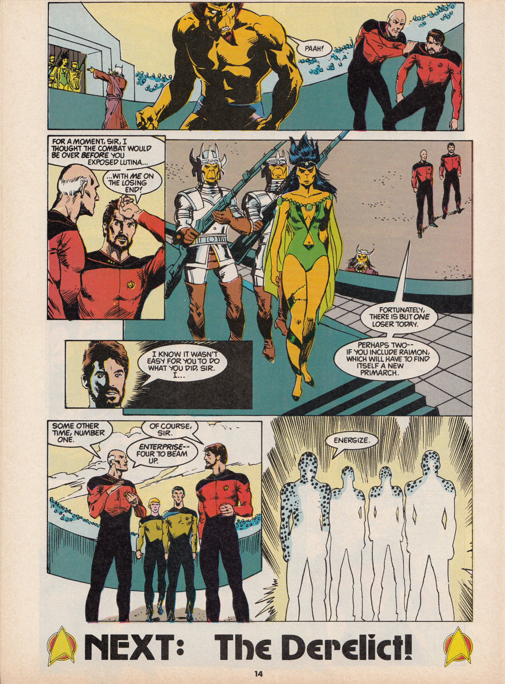 Read online Star Trek The Next Generation (1990) comic -  Issue #11 - 14