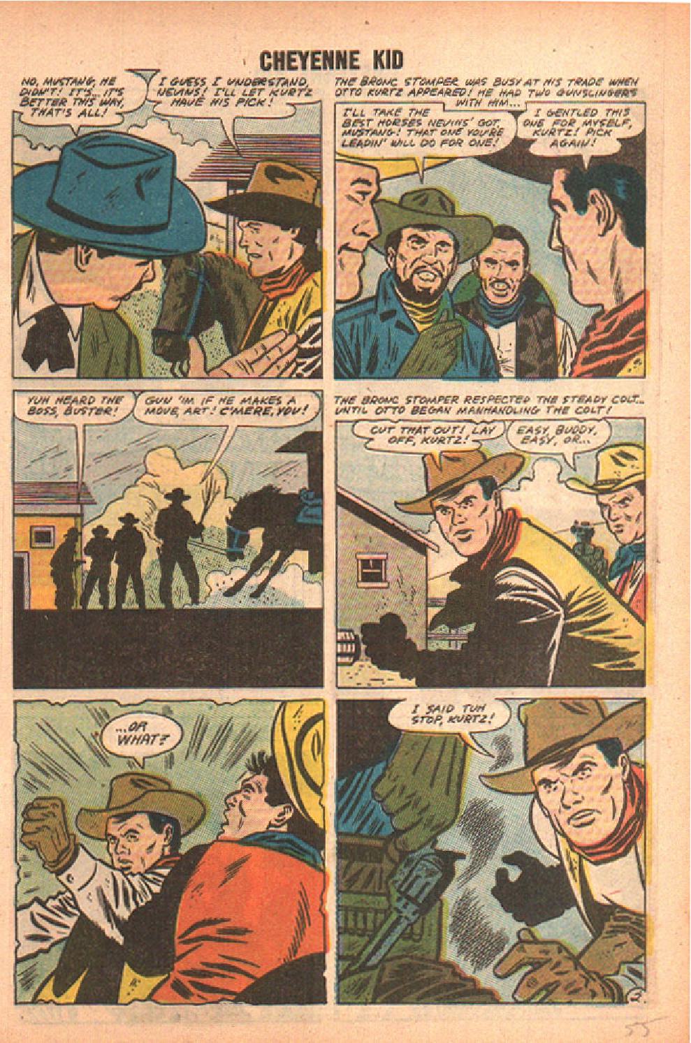 Read online Cheyenne Kid comic -  Issue #11 - 55