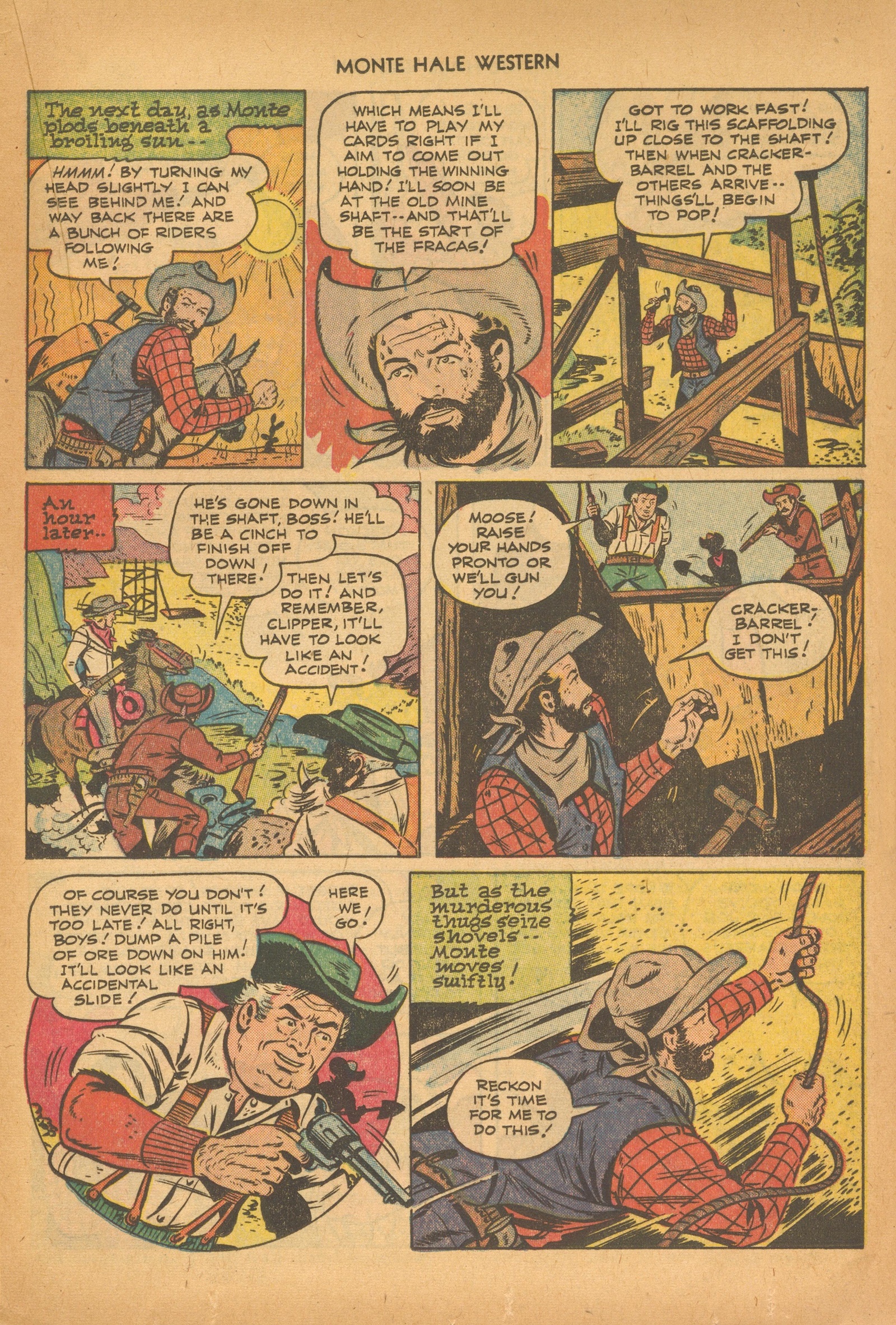 Read online Monte Hale Western comic -  Issue #72 - 21