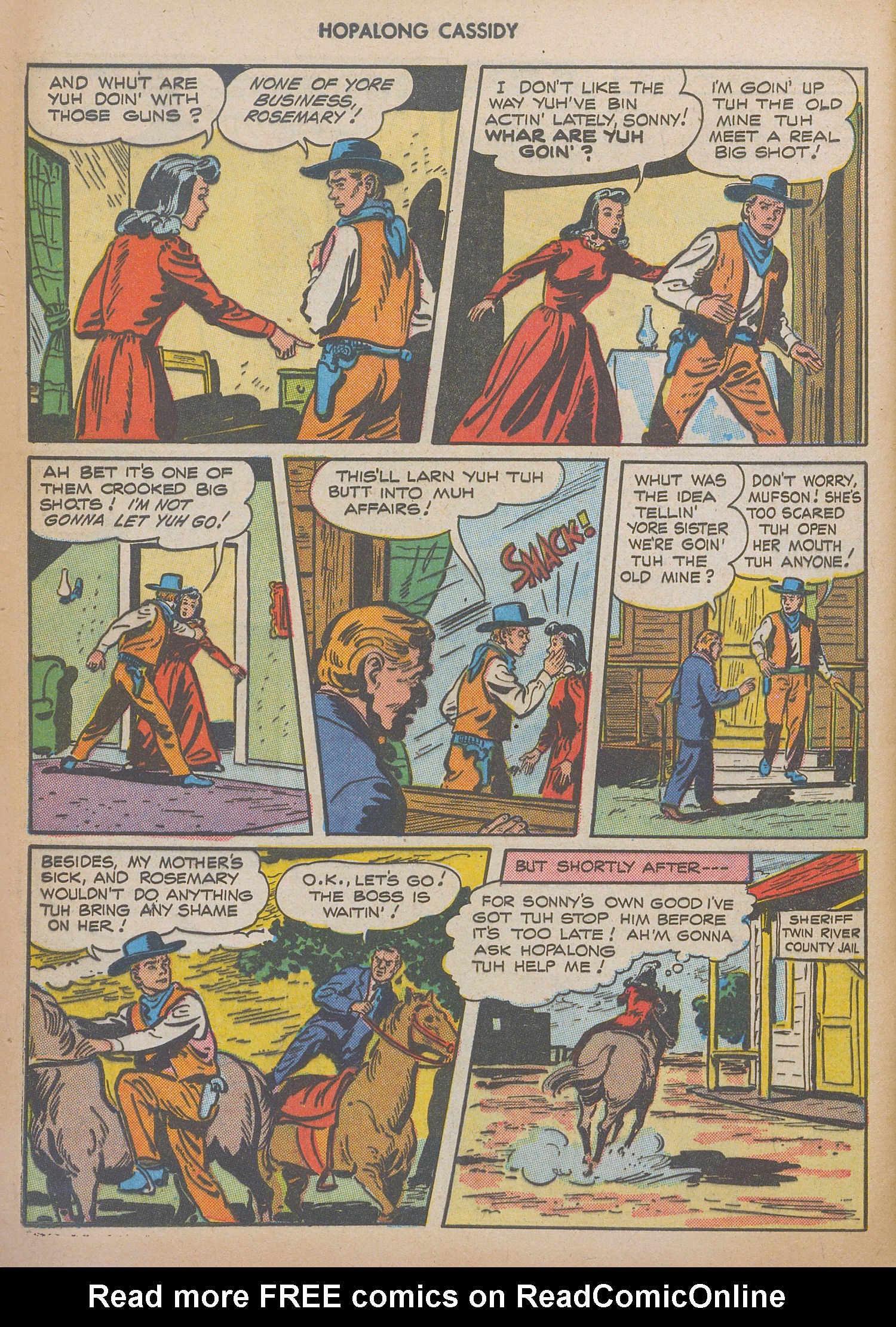 Read online Hopalong Cassidy comic -  Issue #15 - 44
