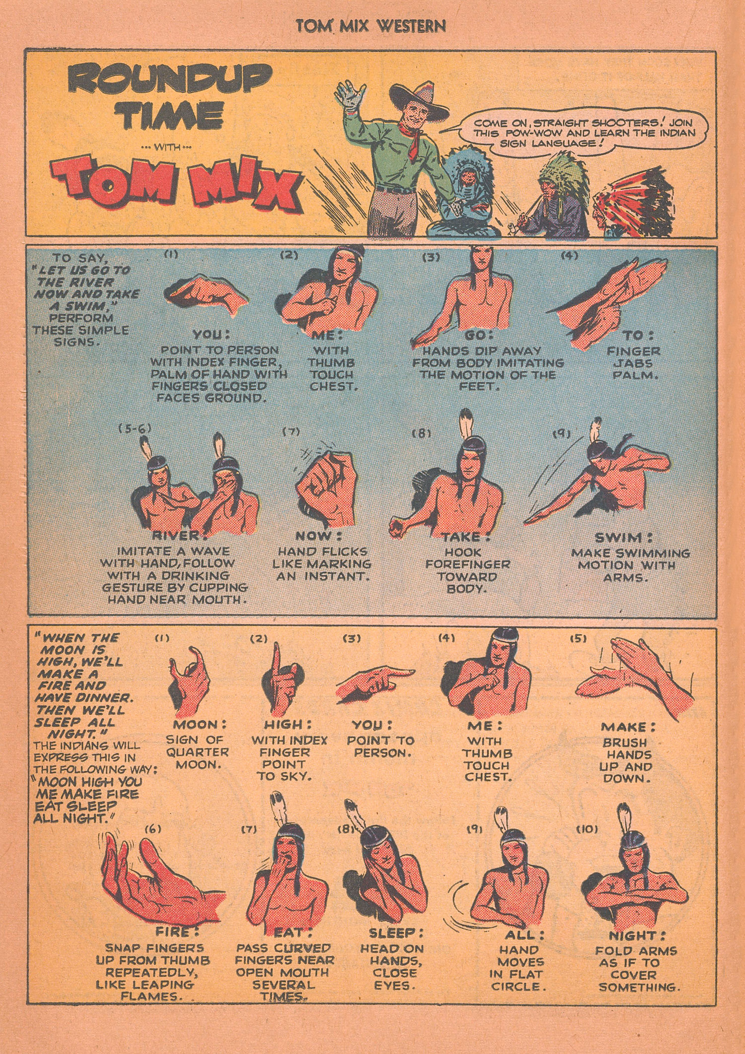 Read online Tom Mix Western (1948) comic -  Issue #12 - 38