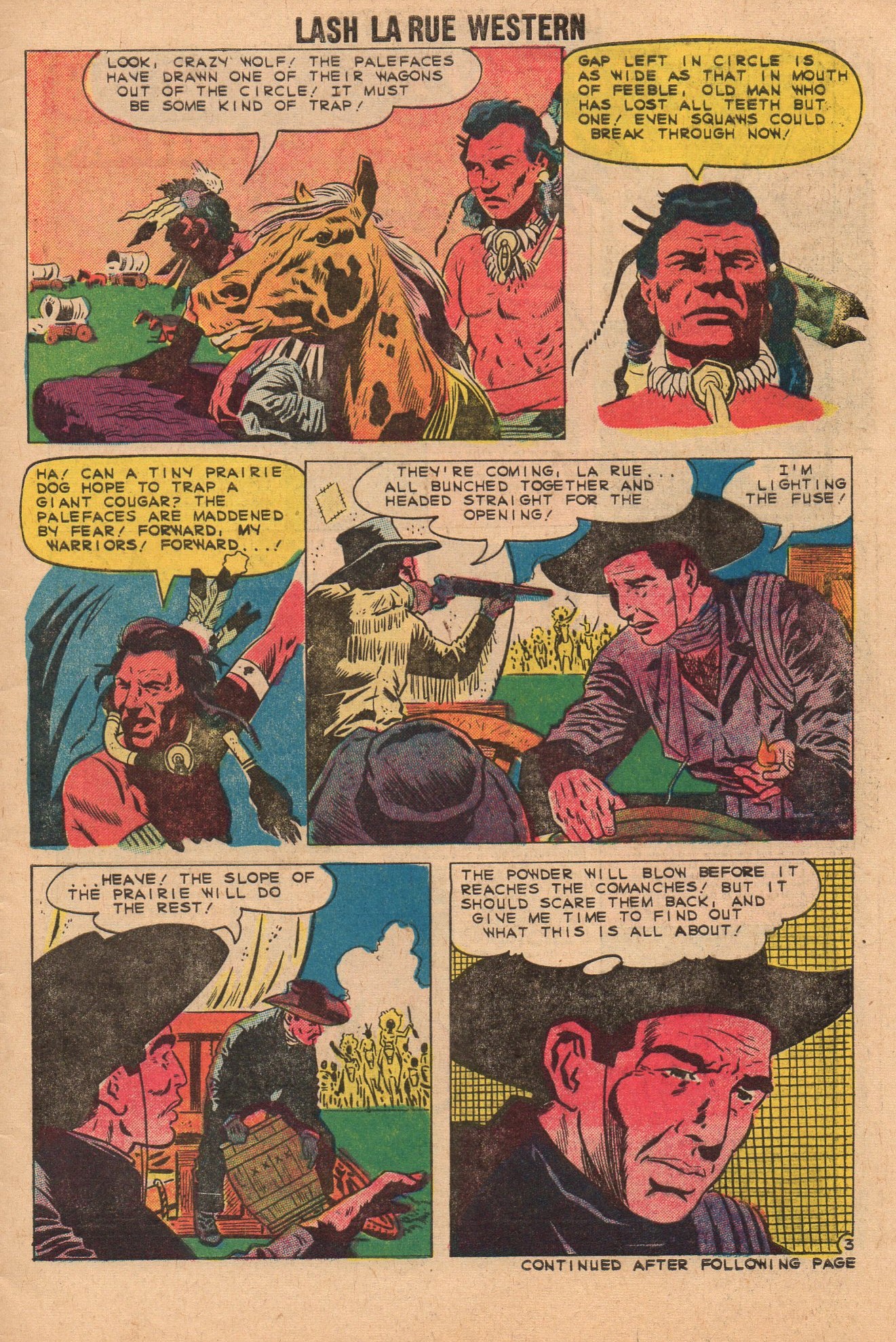 Read online Lash Larue Western (1949) comic -  Issue #74 - 5