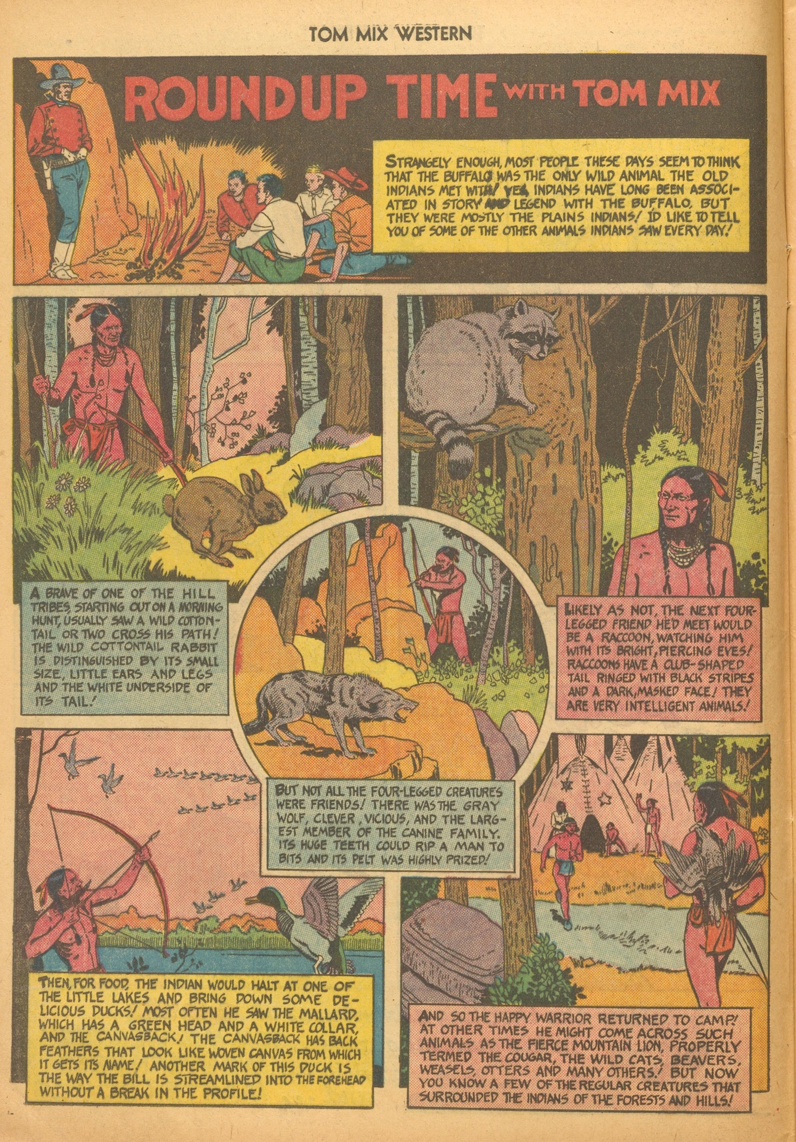 Read online Tom Mix Western (1948) comic -  Issue #33 - 12