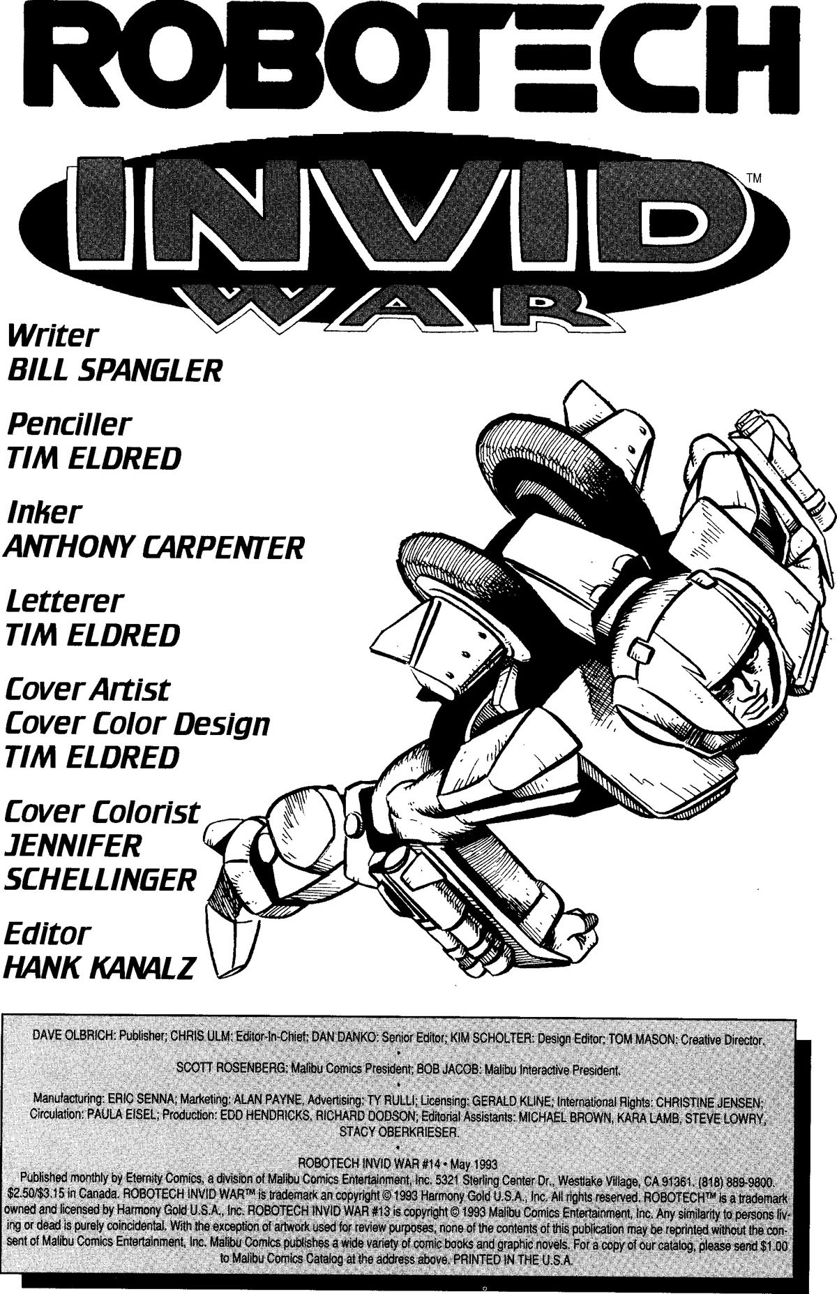Read online Robotech: Invid War comic -  Issue #14 - 2