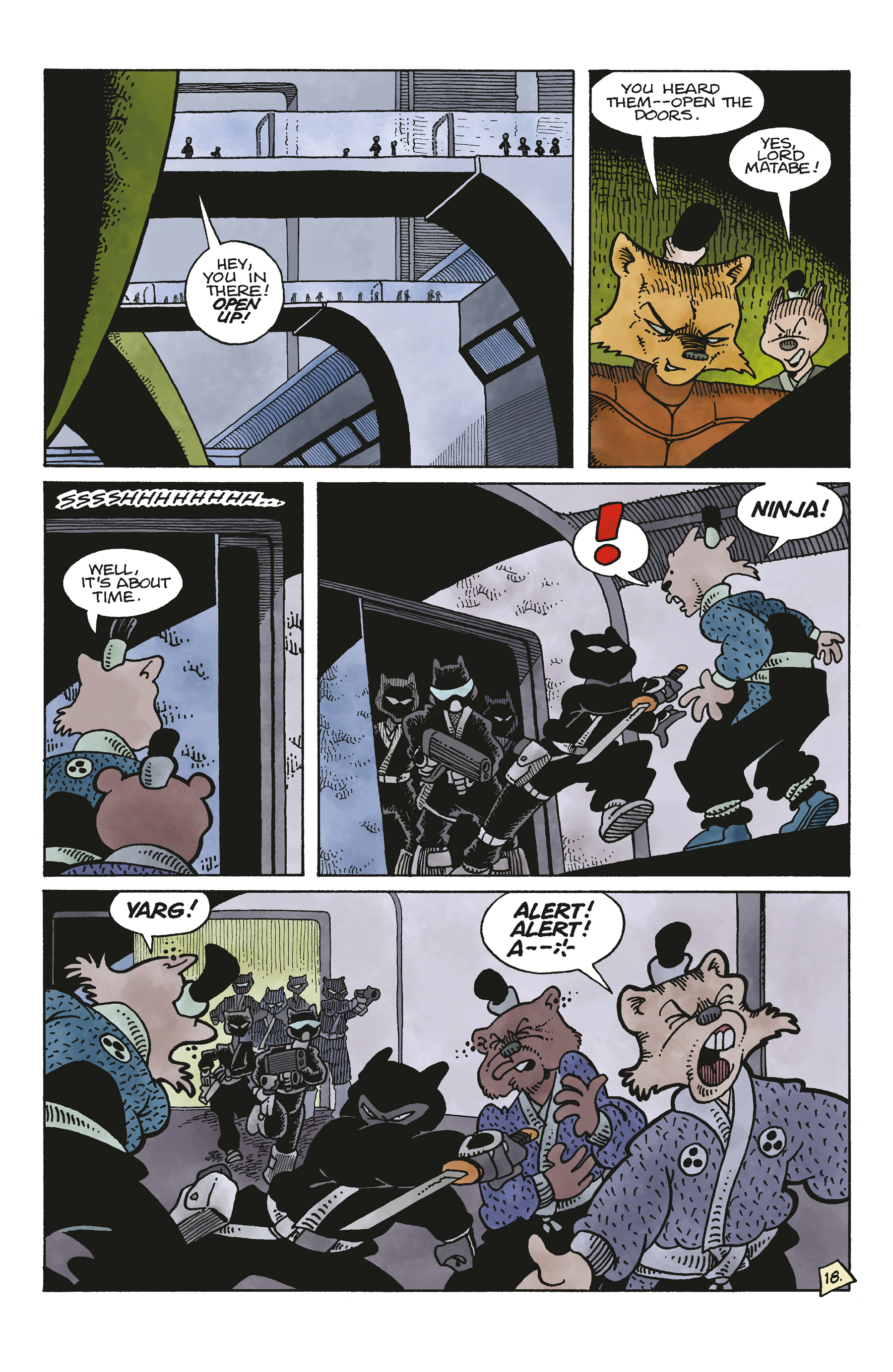 Read online Space Usagi: Death and Honor comic -  Issue #1 - 19