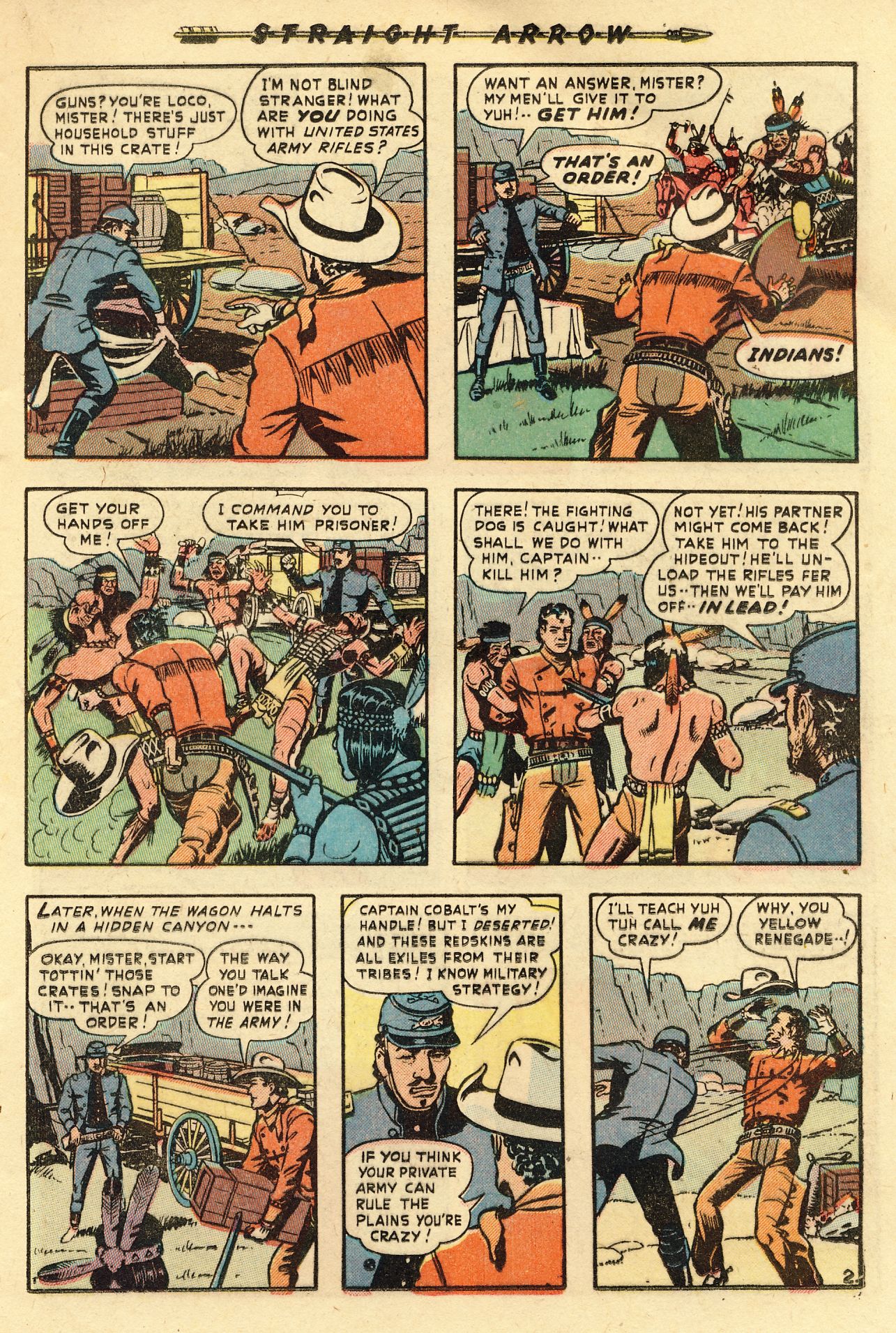 Read online Straight Arrow comic -  Issue #10 - 13