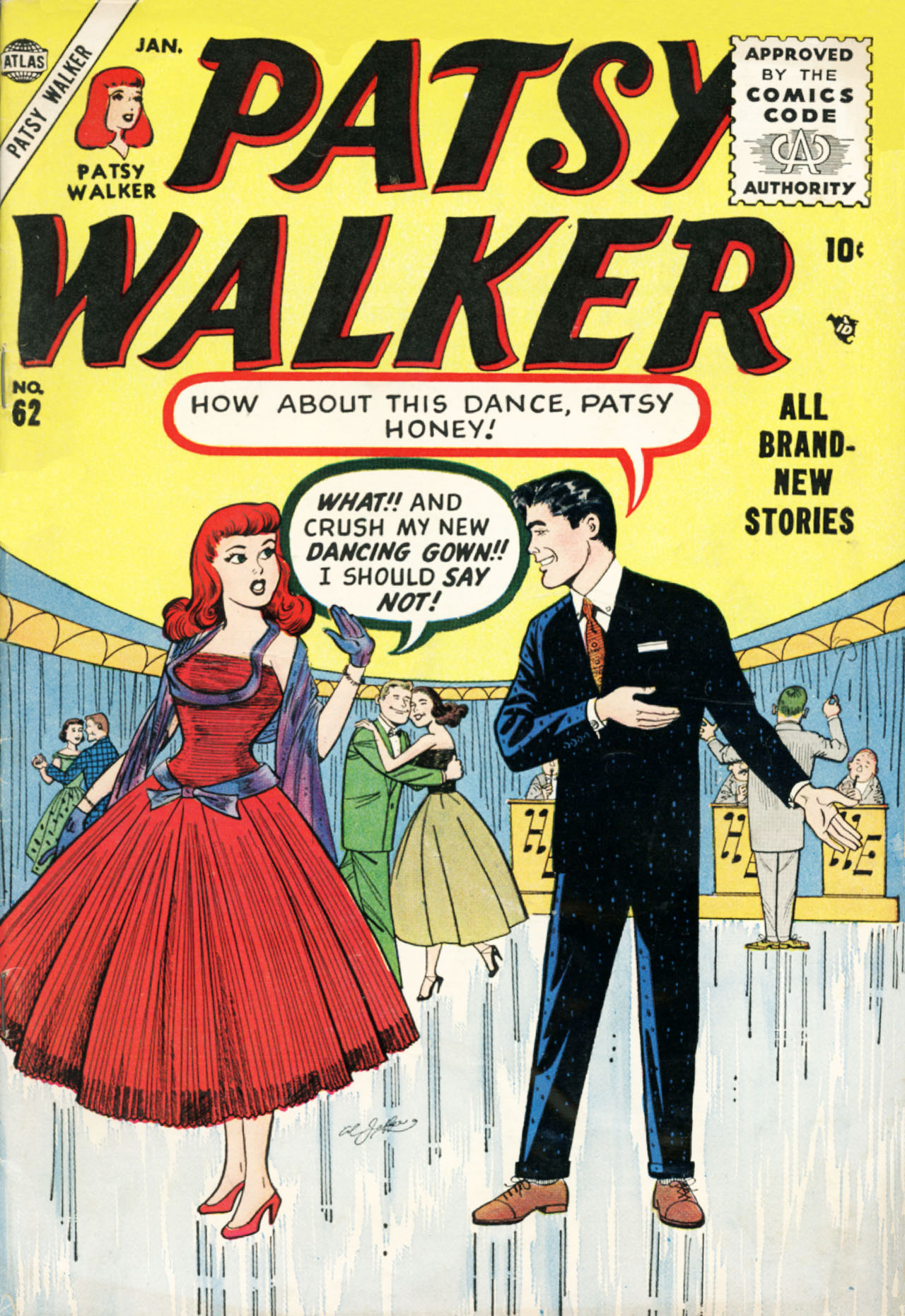 Read online Patsy Walker comic -  Issue #62 - 1