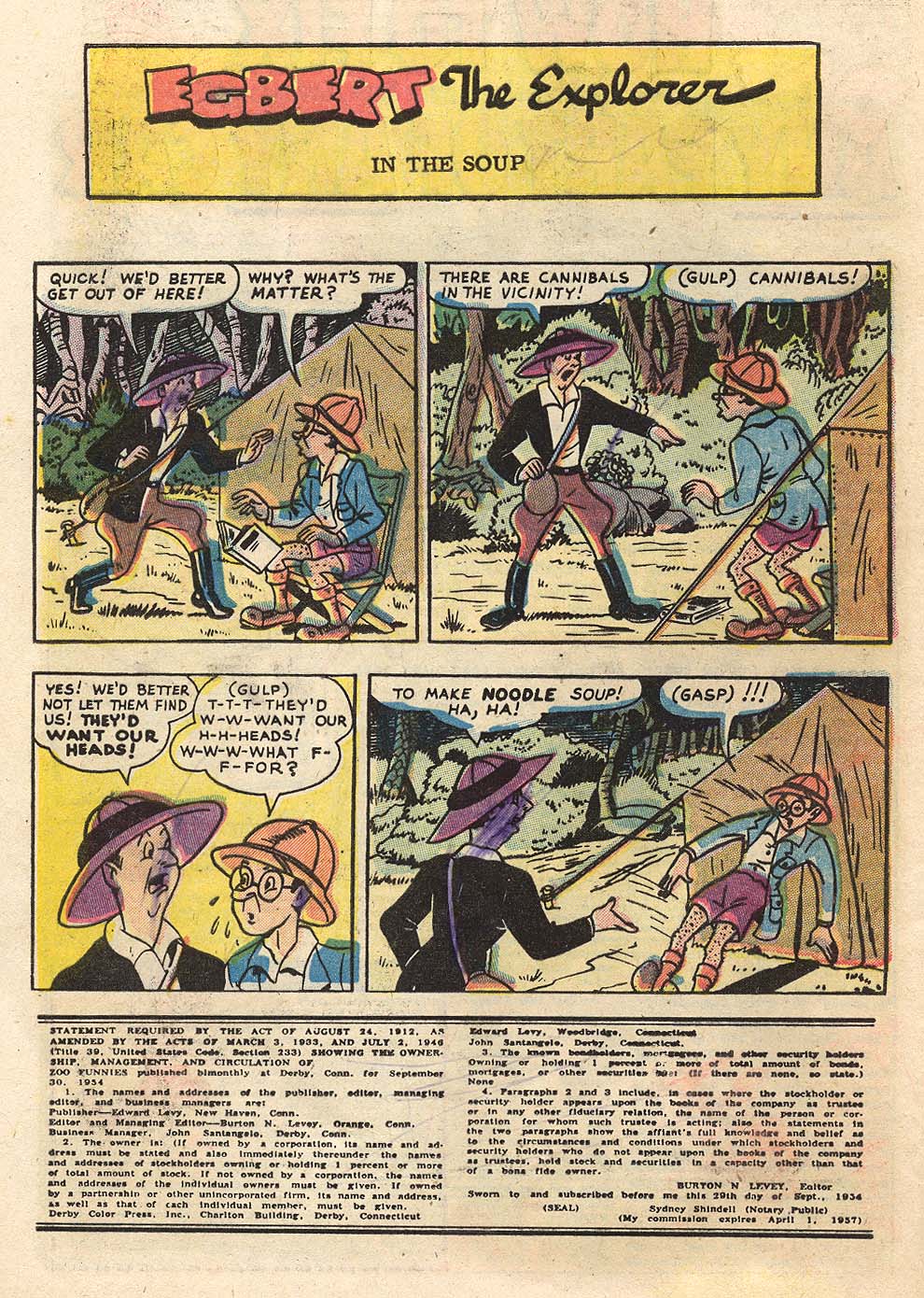 Read online Zoo Funnies comic -  Issue #11 - 32