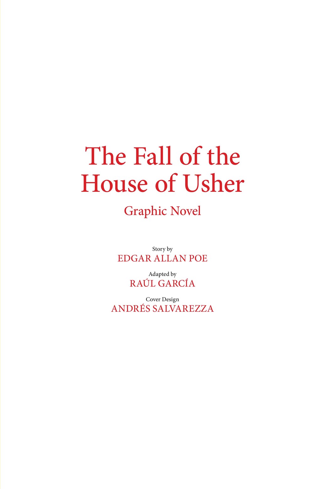 Read online The Fall of the House of Usher: A Graphic Novel comic -  Issue # TPB - 6
