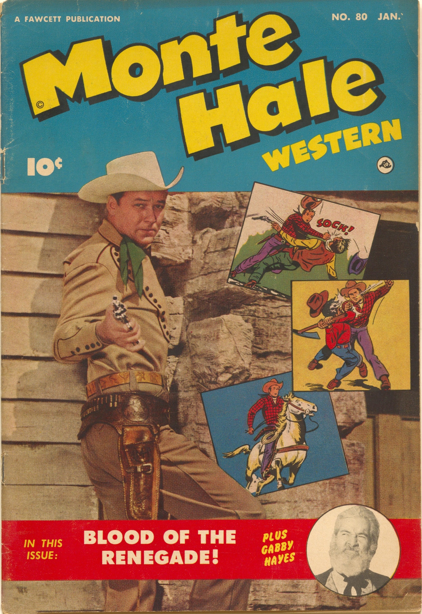 Read online Monte Hale Western comic -  Issue #80 - 1