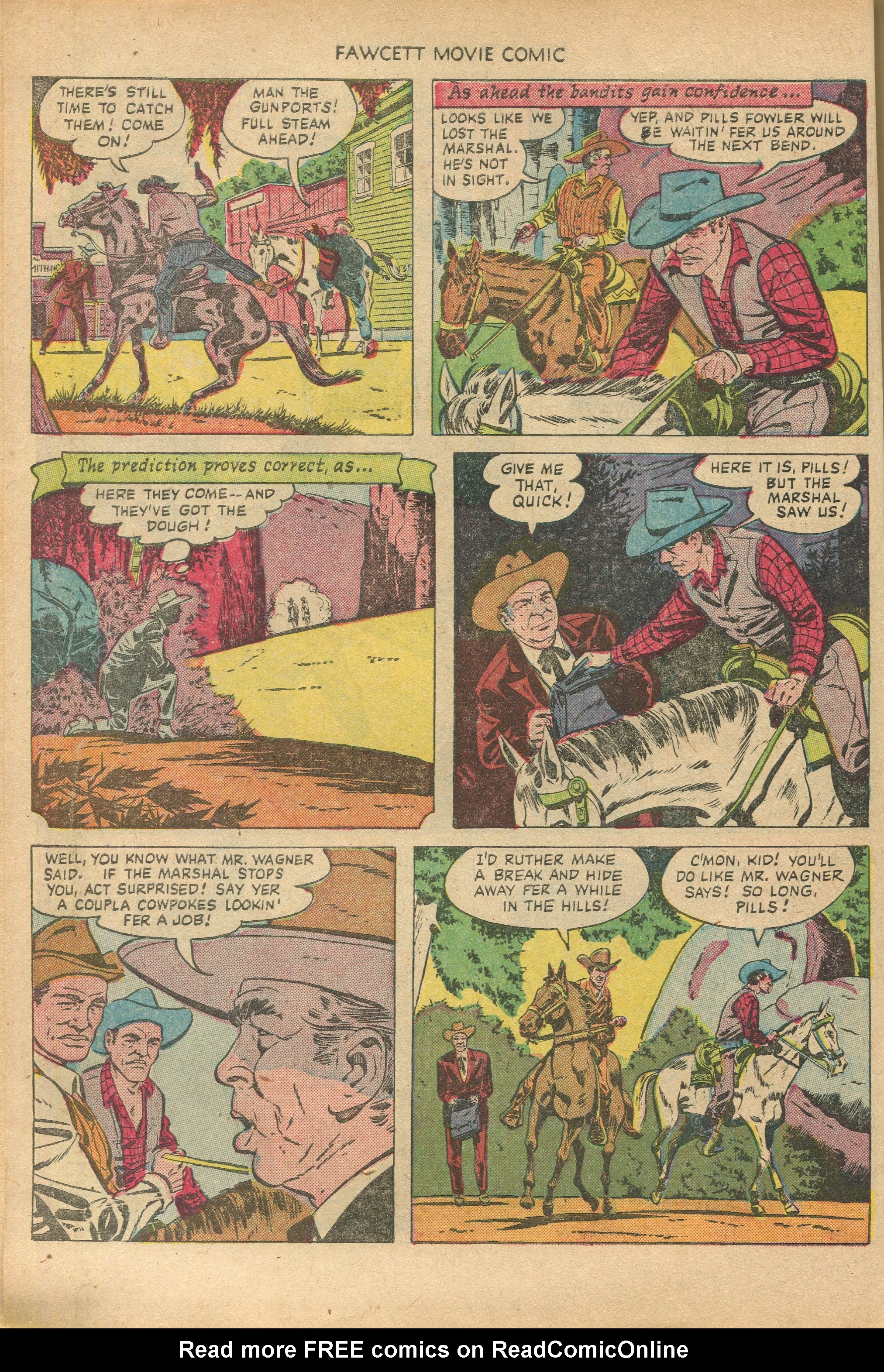 Read online Fawcett Movie Comic comic -  Issue #9 - 6