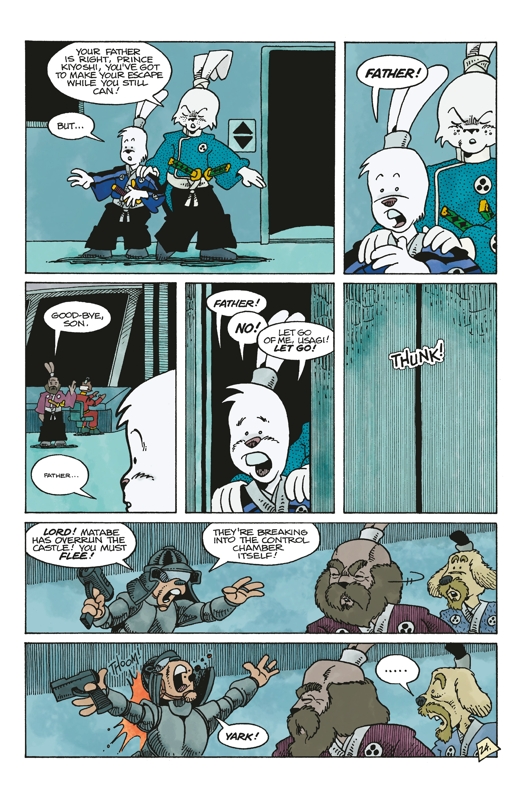 Read online Space Usagi: Death and Honor comic -  Issue #1 - 25