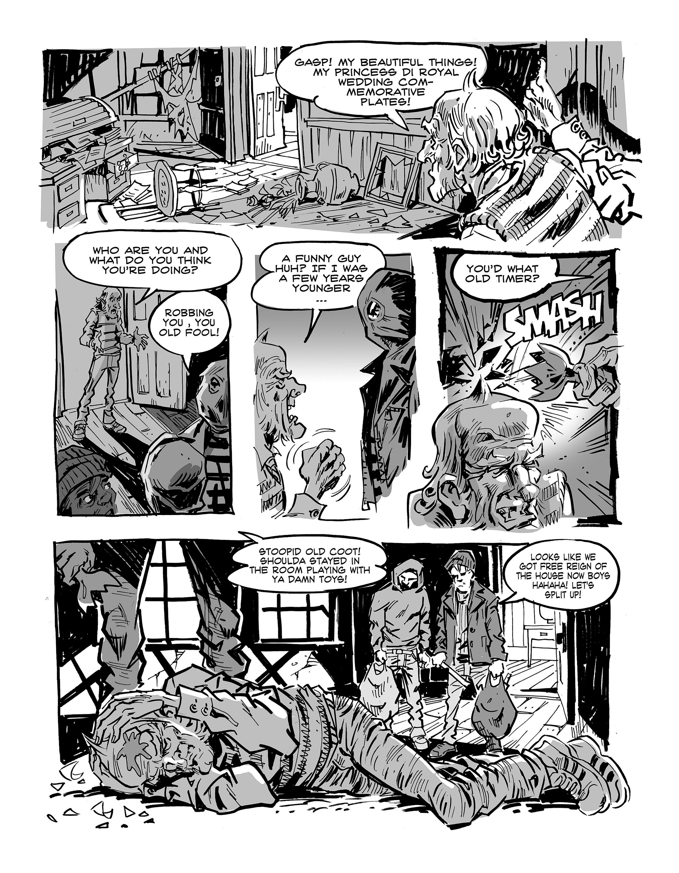 Read online Bloke's Terrible Tomb Of Terror comic -  Issue #5 - 6
