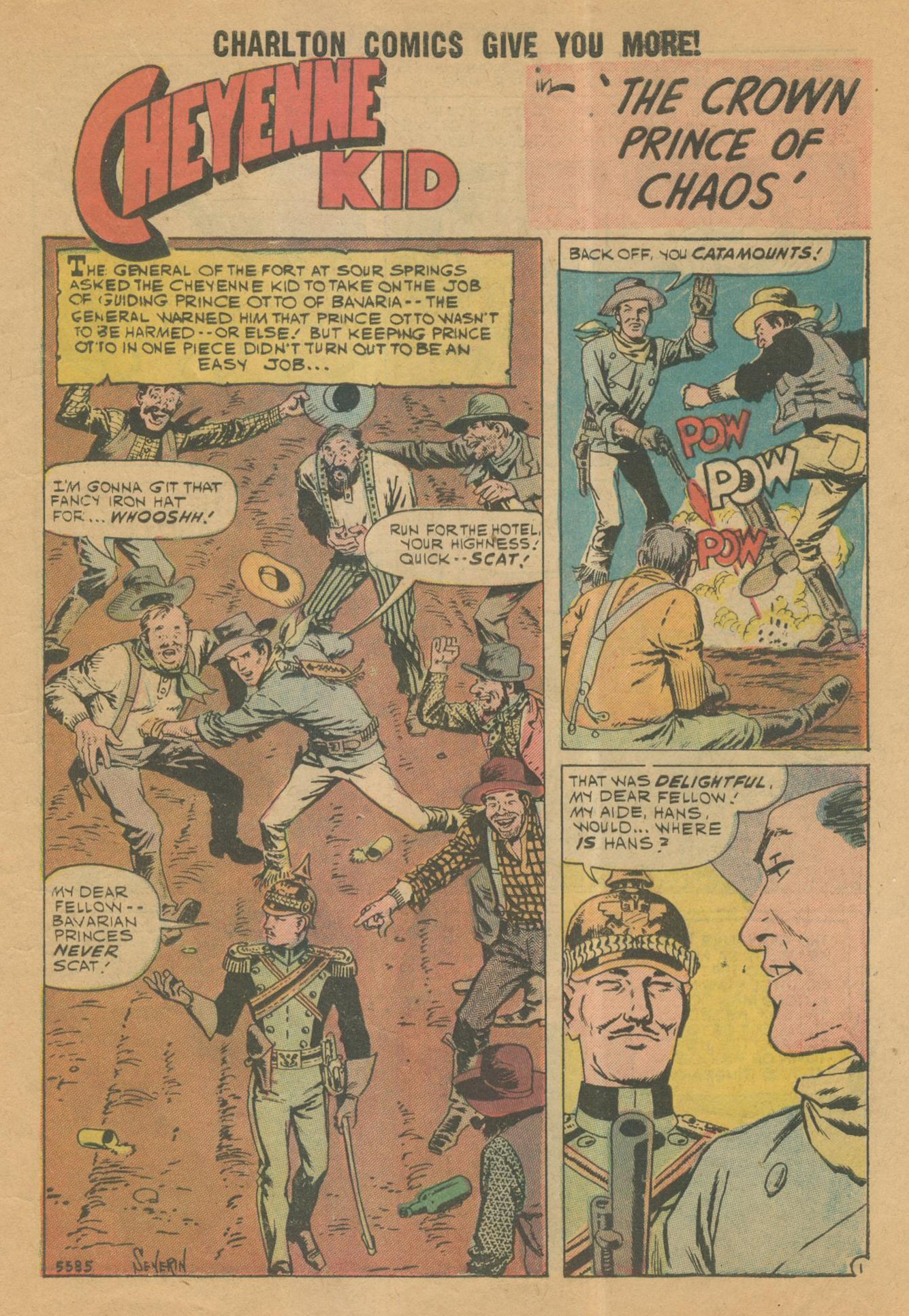 Read online Cheyenne Kid comic -  Issue #20 - 2