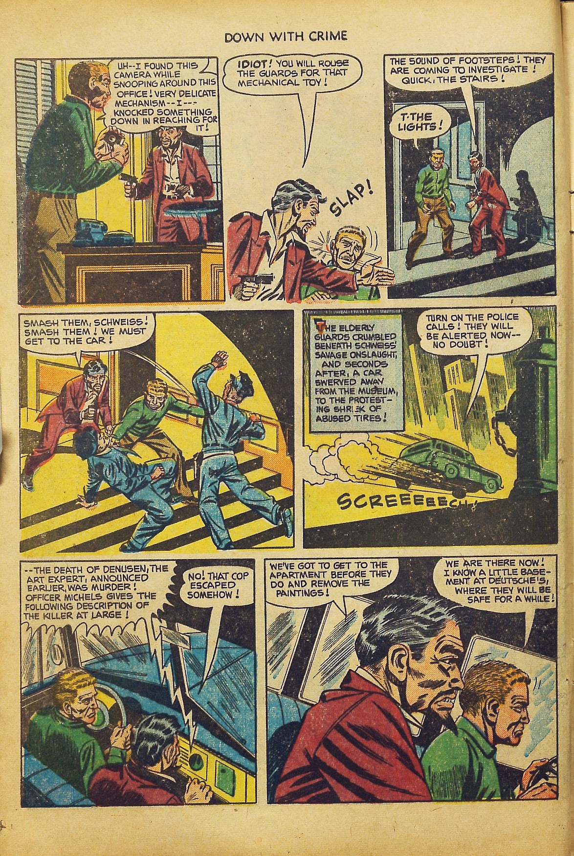 Read online Down With Crime comic -  Issue #4 - 8
