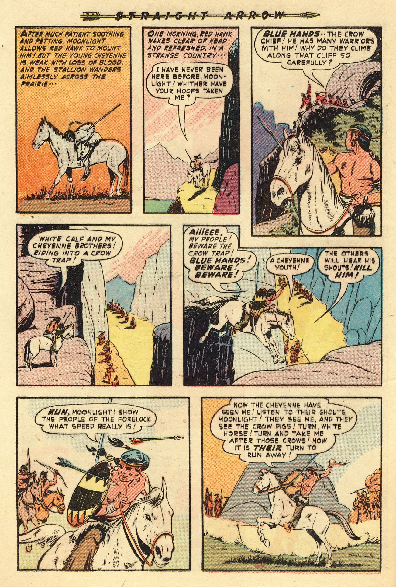 Read online Straight Arrow comic -  Issue #10 - 24