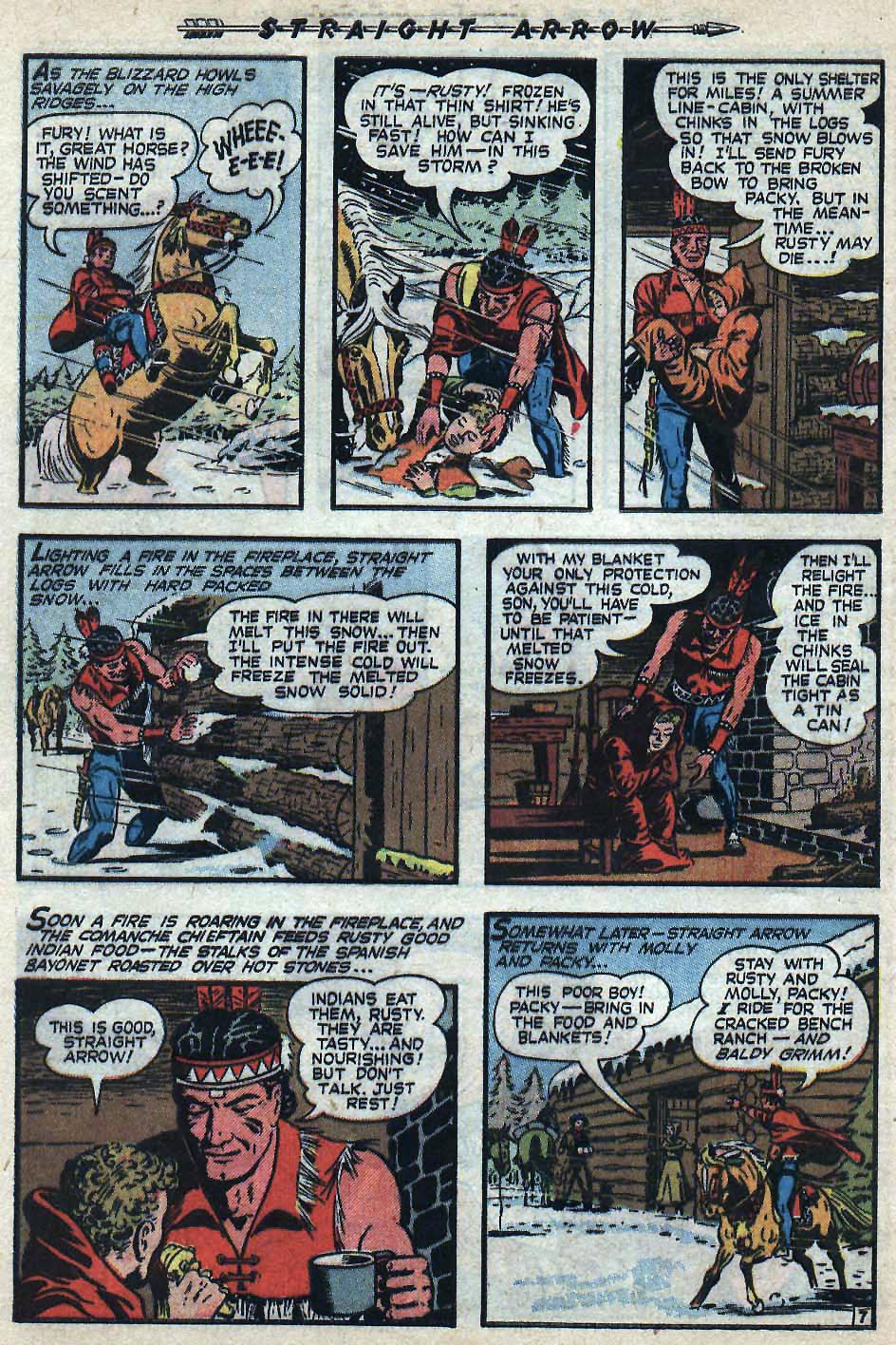 Read online Straight Arrow comic -  Issue #6 - 33