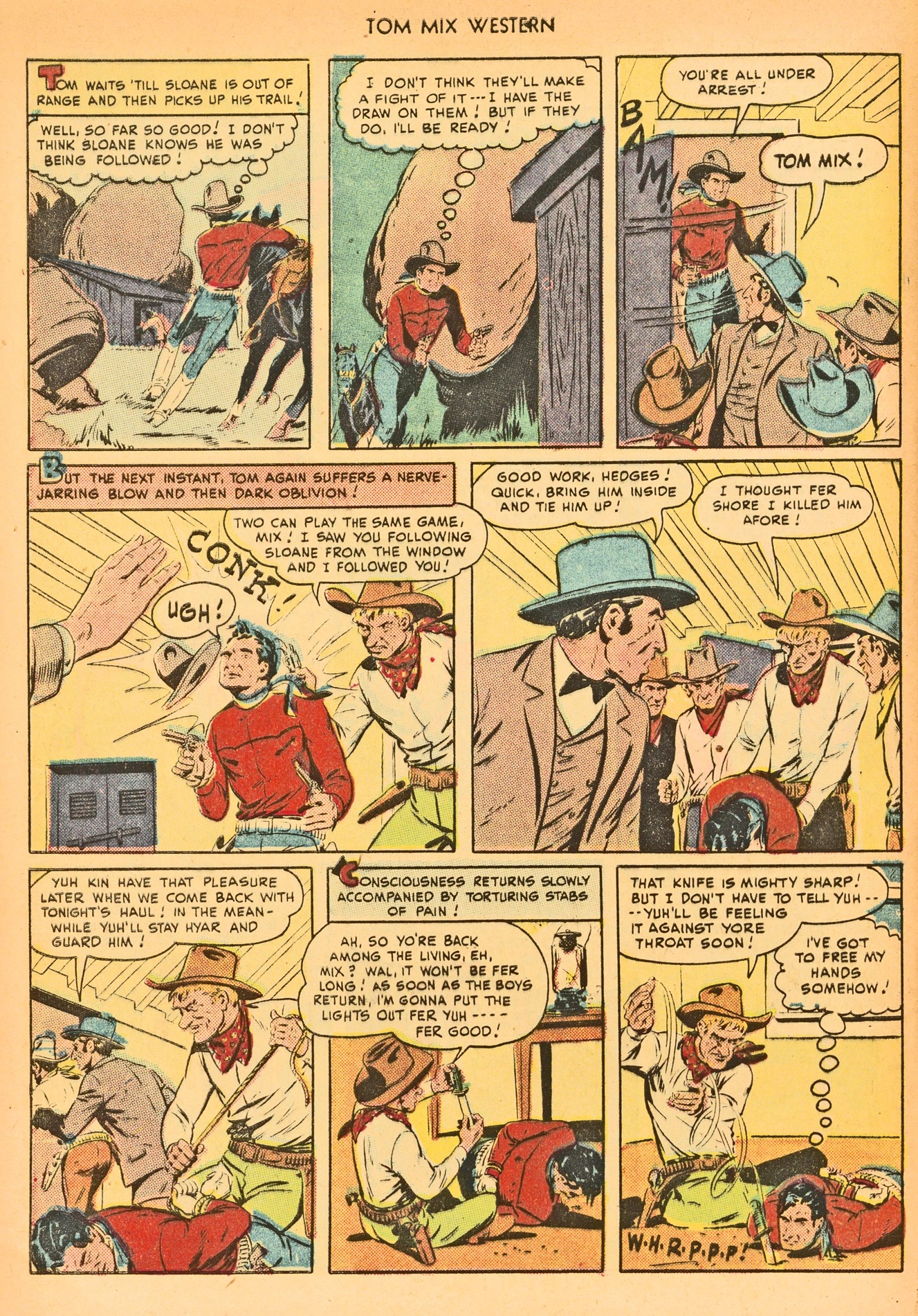 Read online Tom Mix Western (1948) comic -  Issue #22 - 8
