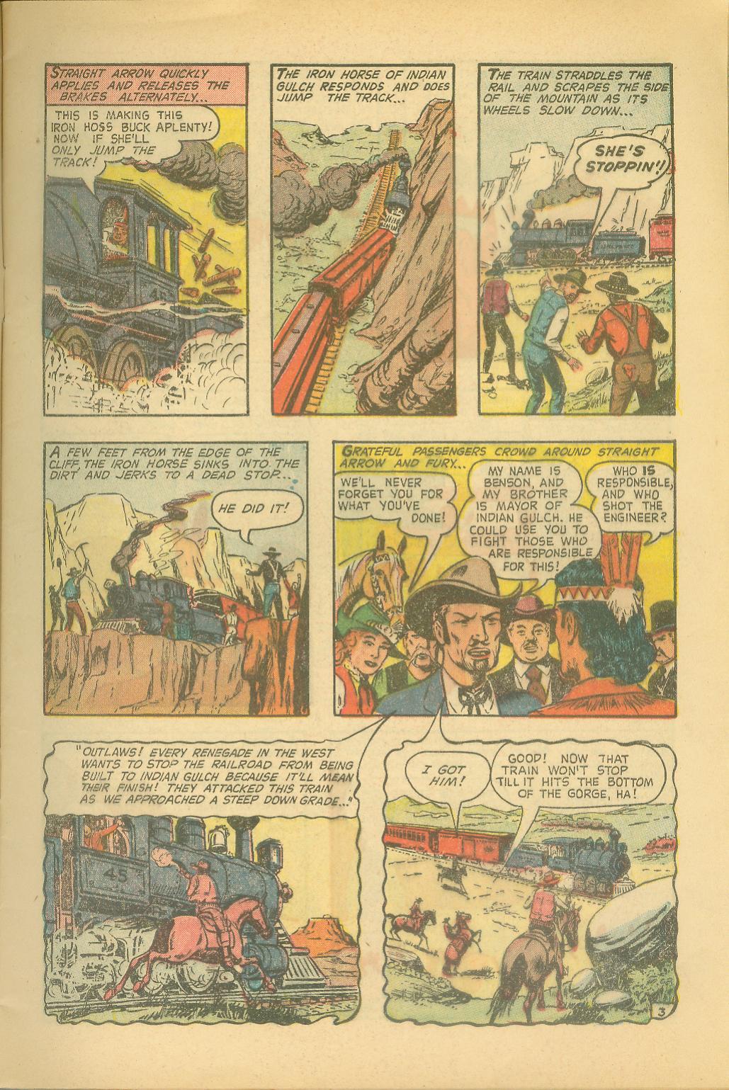 Read online Straight Arrow comic -  Issue #42 - 6