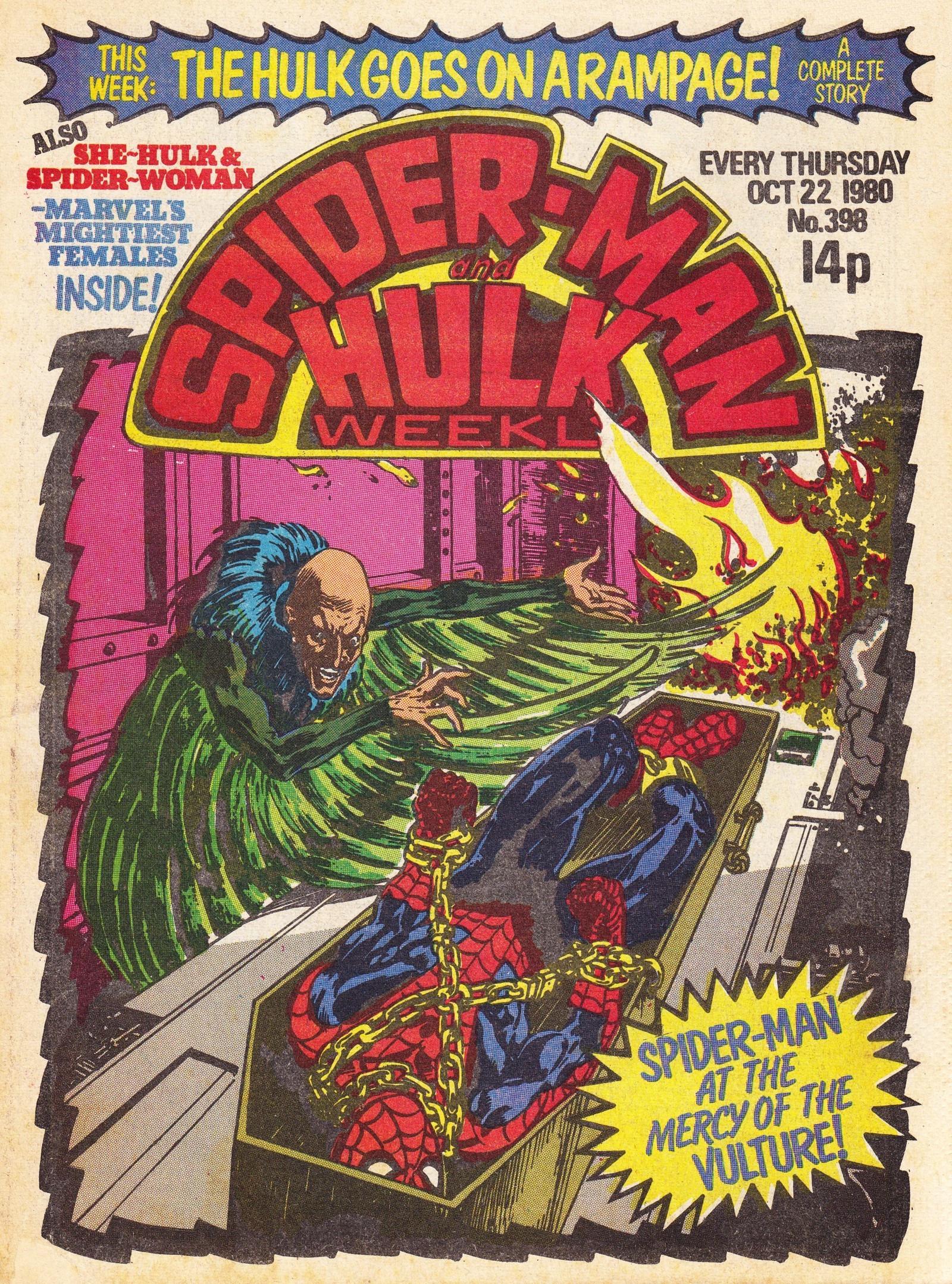 Read online Spider-Man and Hulk Weekly comic -  Issue #398 - 1
