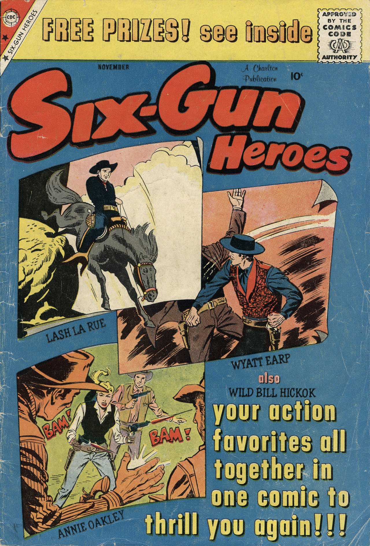 Read online Six-Gun Heroes comic -  Issue #54 - 1
