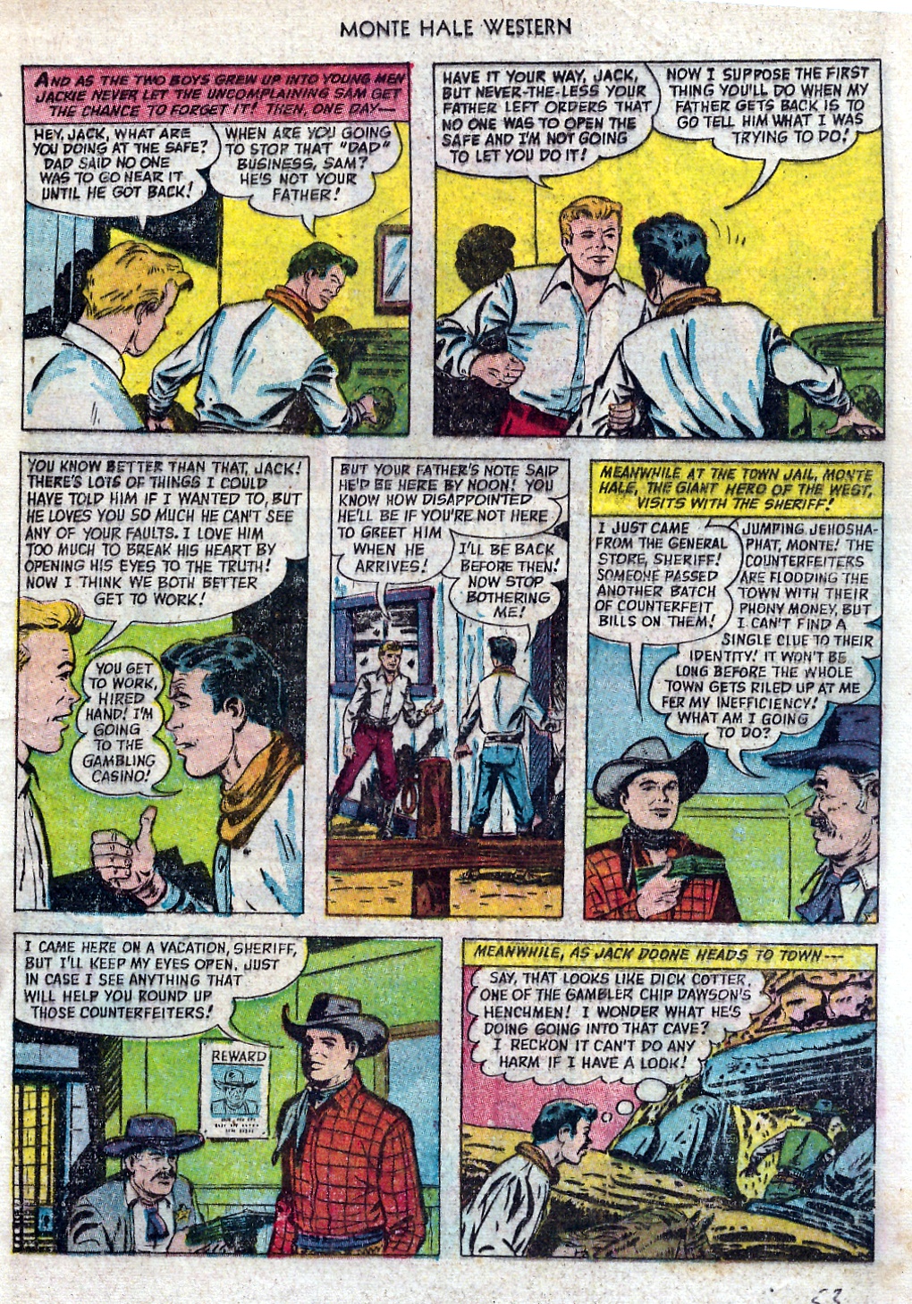 Read online Monte Hale Western comic -  Issue #82 - 17