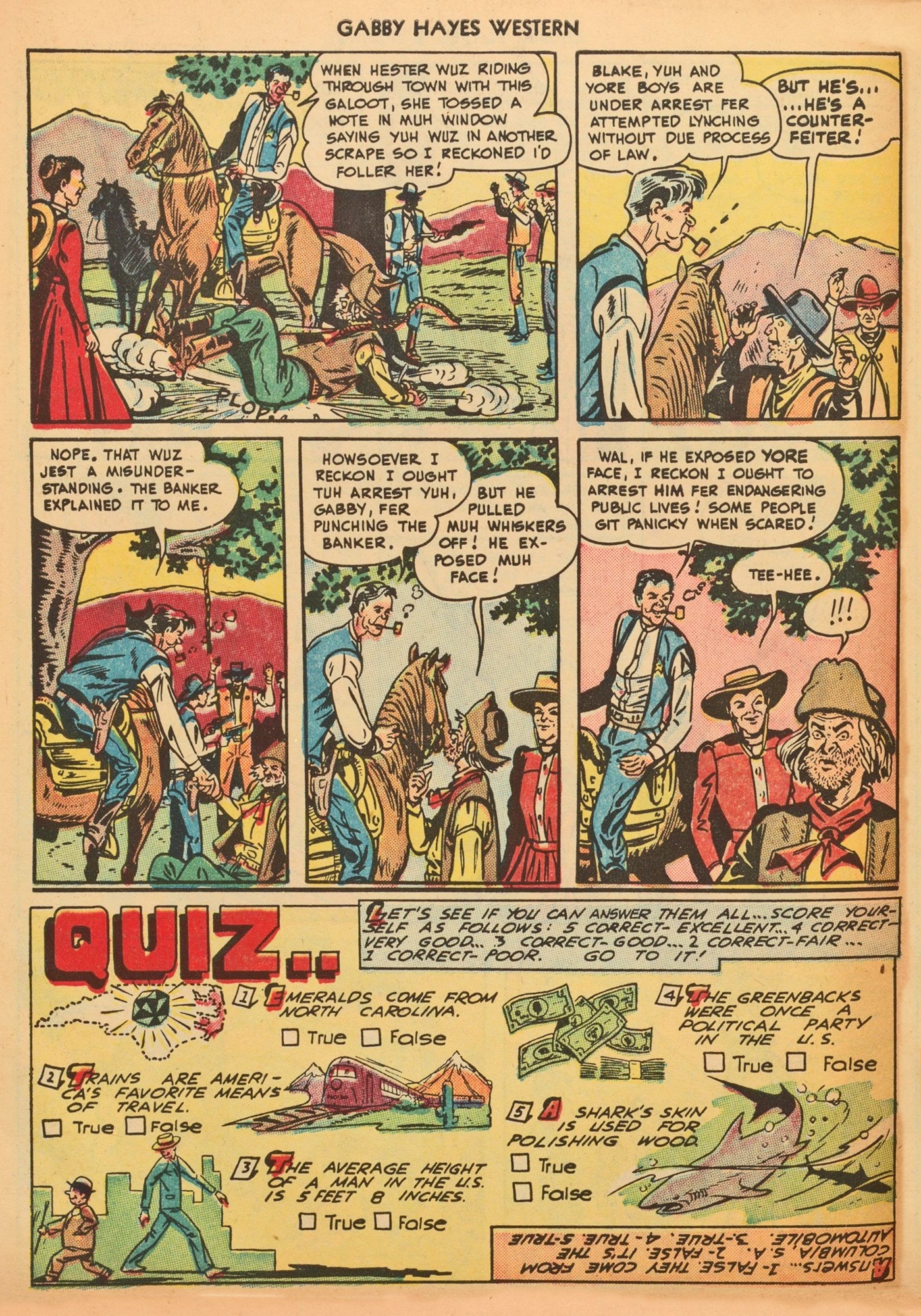 Read online Gabby Hayes Western comic -  Issue #11 - 10