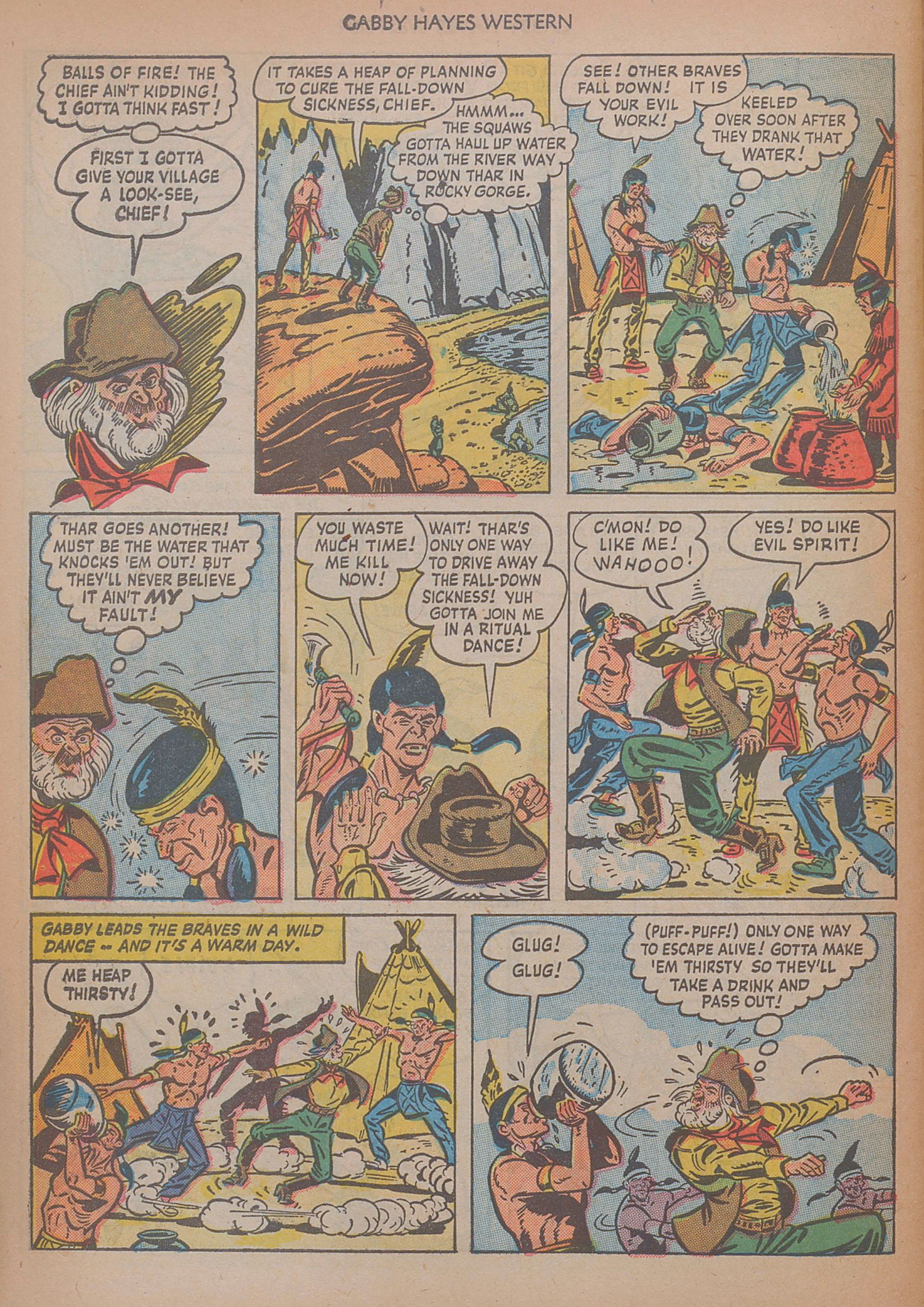 Read online Gabby Hayes Western comic -  Issue #15 - 30
