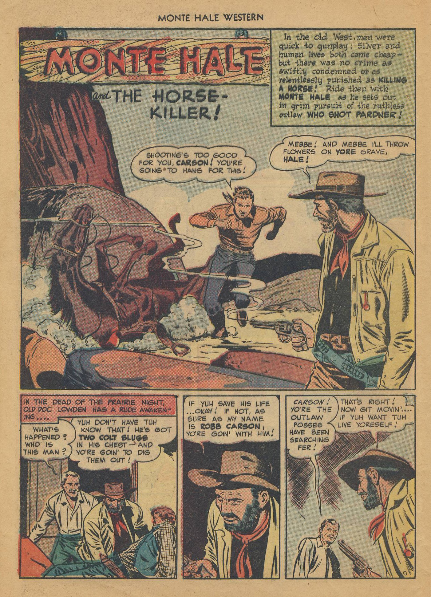 Read online Monte Hale Western comic -  Issue #36 - 15