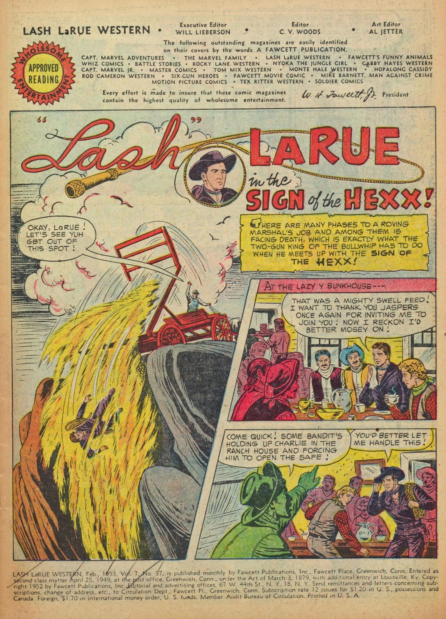 Read online Lash Larue Western (1949) comic -  Issue #37 - 3
