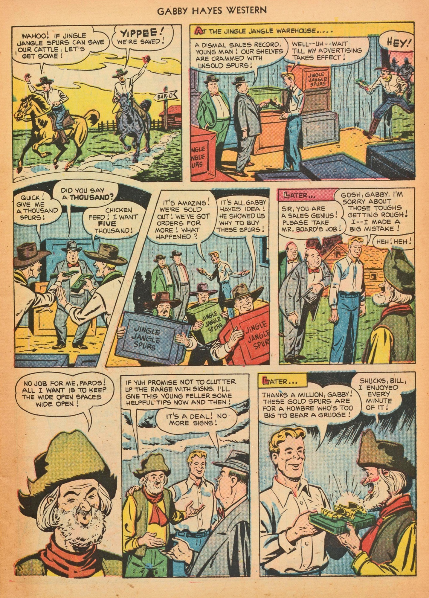 Read online Gabby Hayes Western comic -  Issue #43 - 9